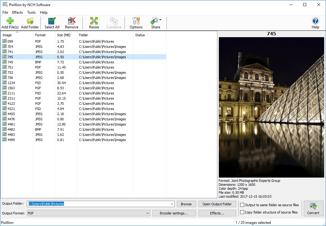 Pixillion screenshot