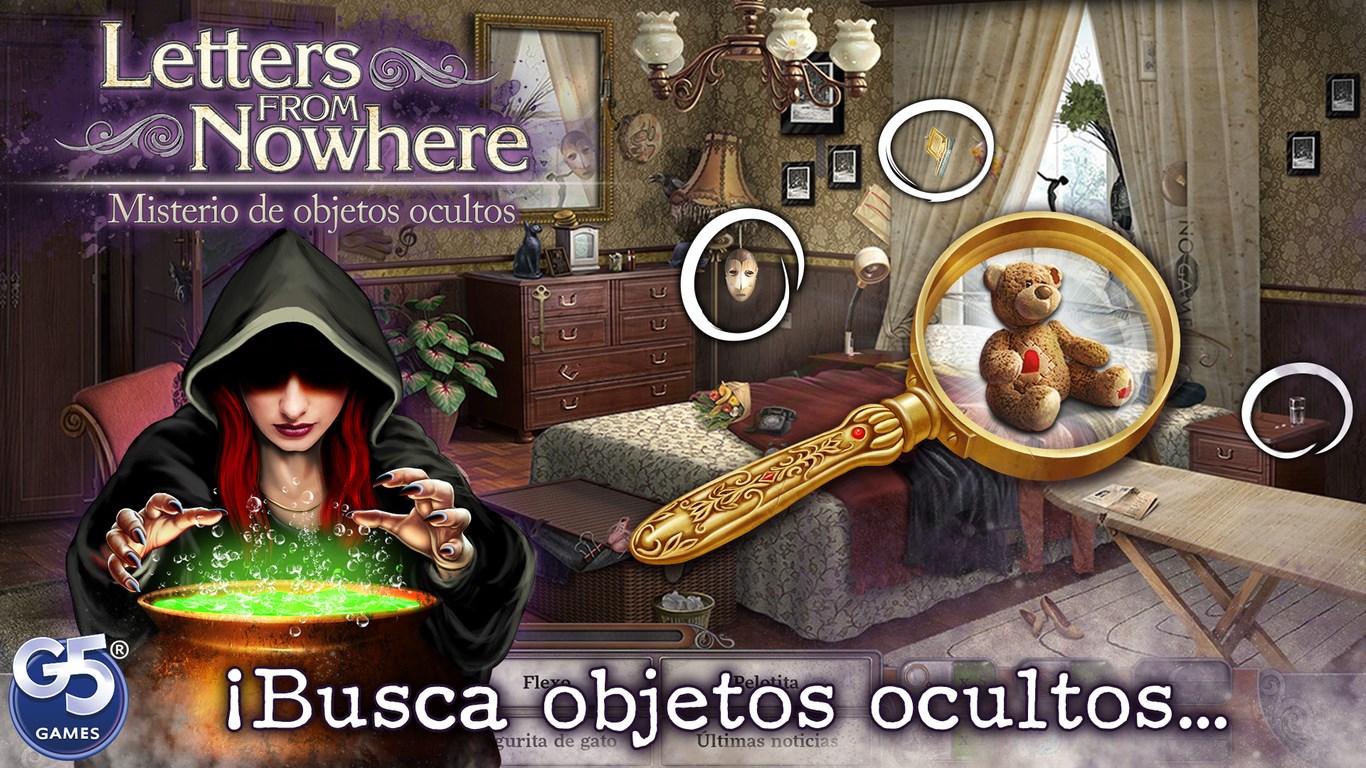 Captura de pantalla de Letters From Nowhere: Misterio de objetos ocultos
