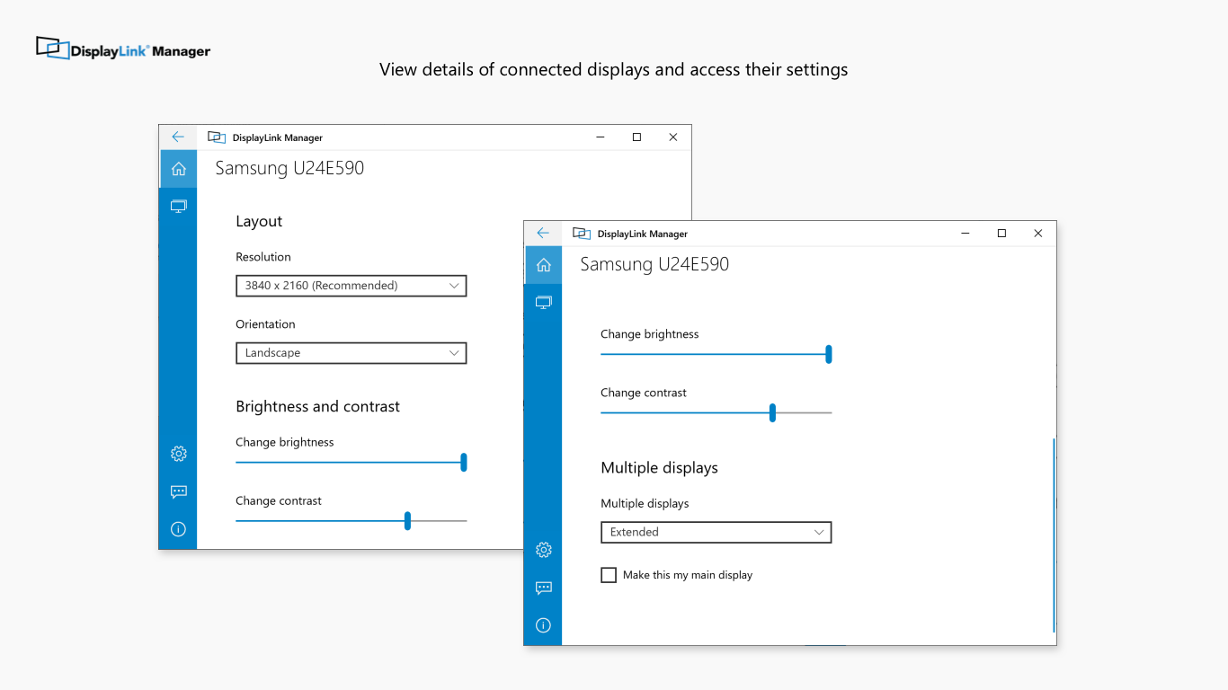 DisplayLink Manager Screenshot