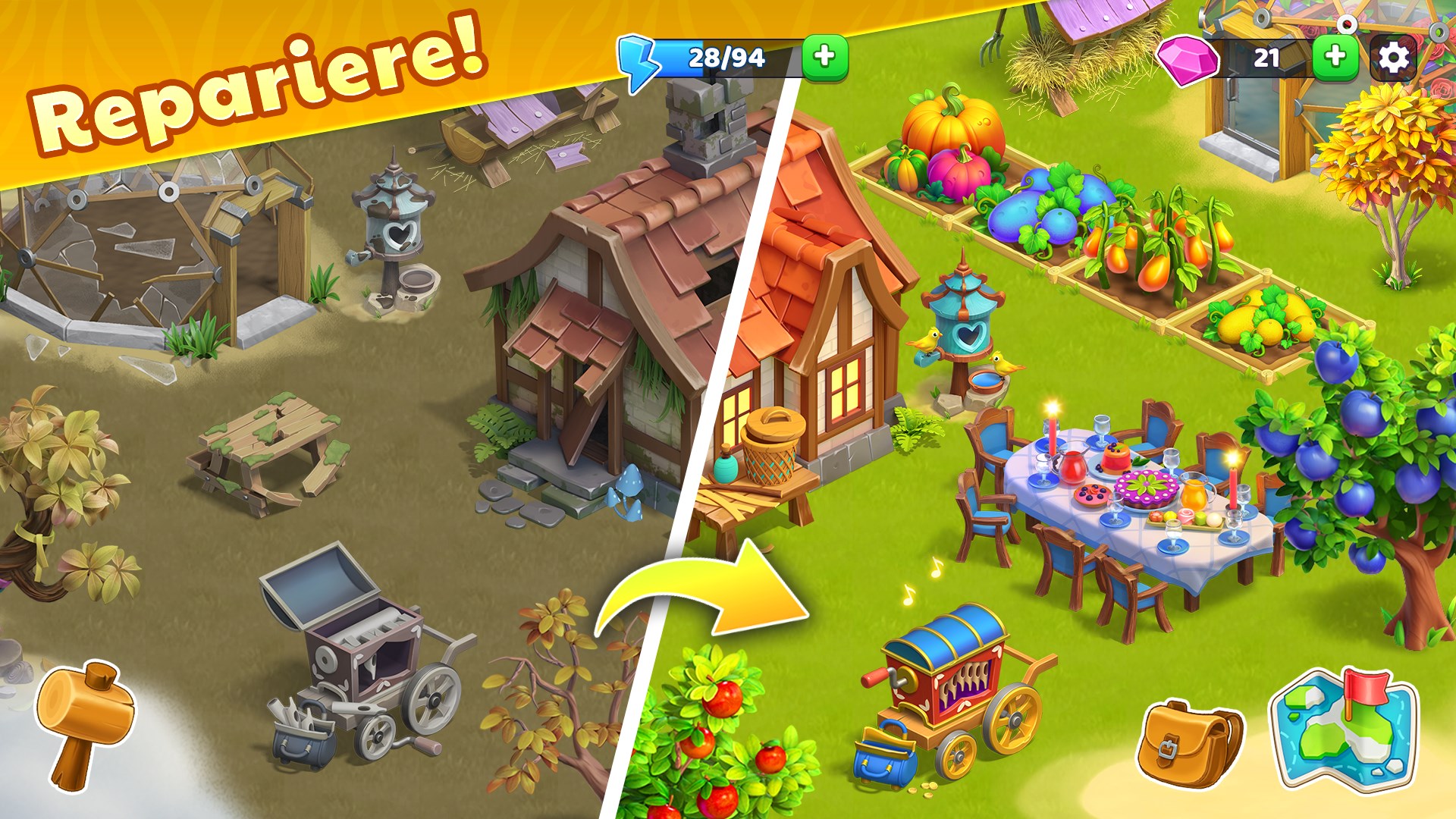 Bermuda Adventures Farm Spiele Screenshot