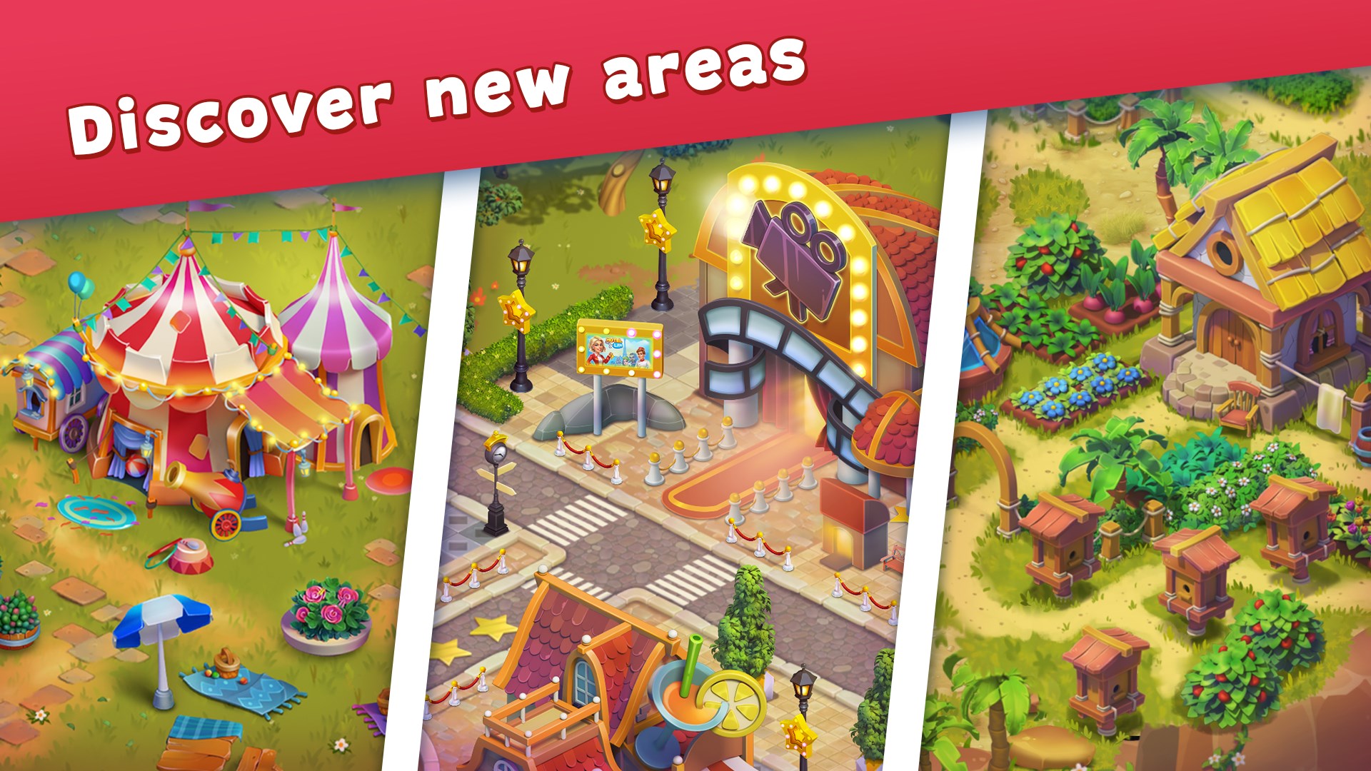 Gem Valley: Match 3 Puzzle screenshot