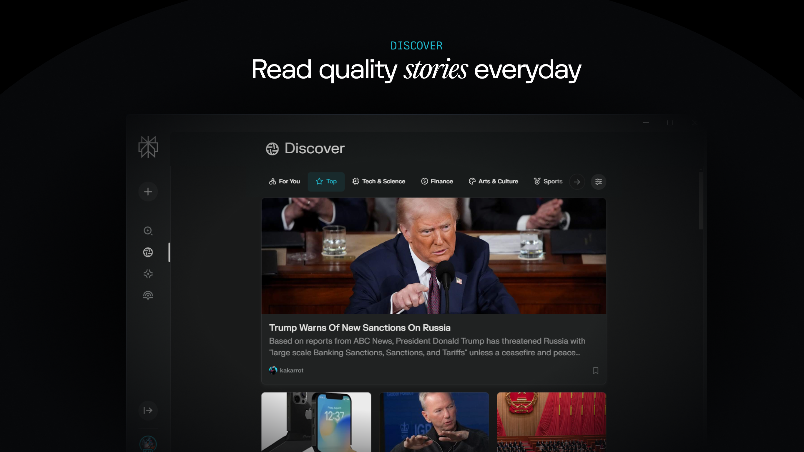 Captura de pantalla de Perplexity