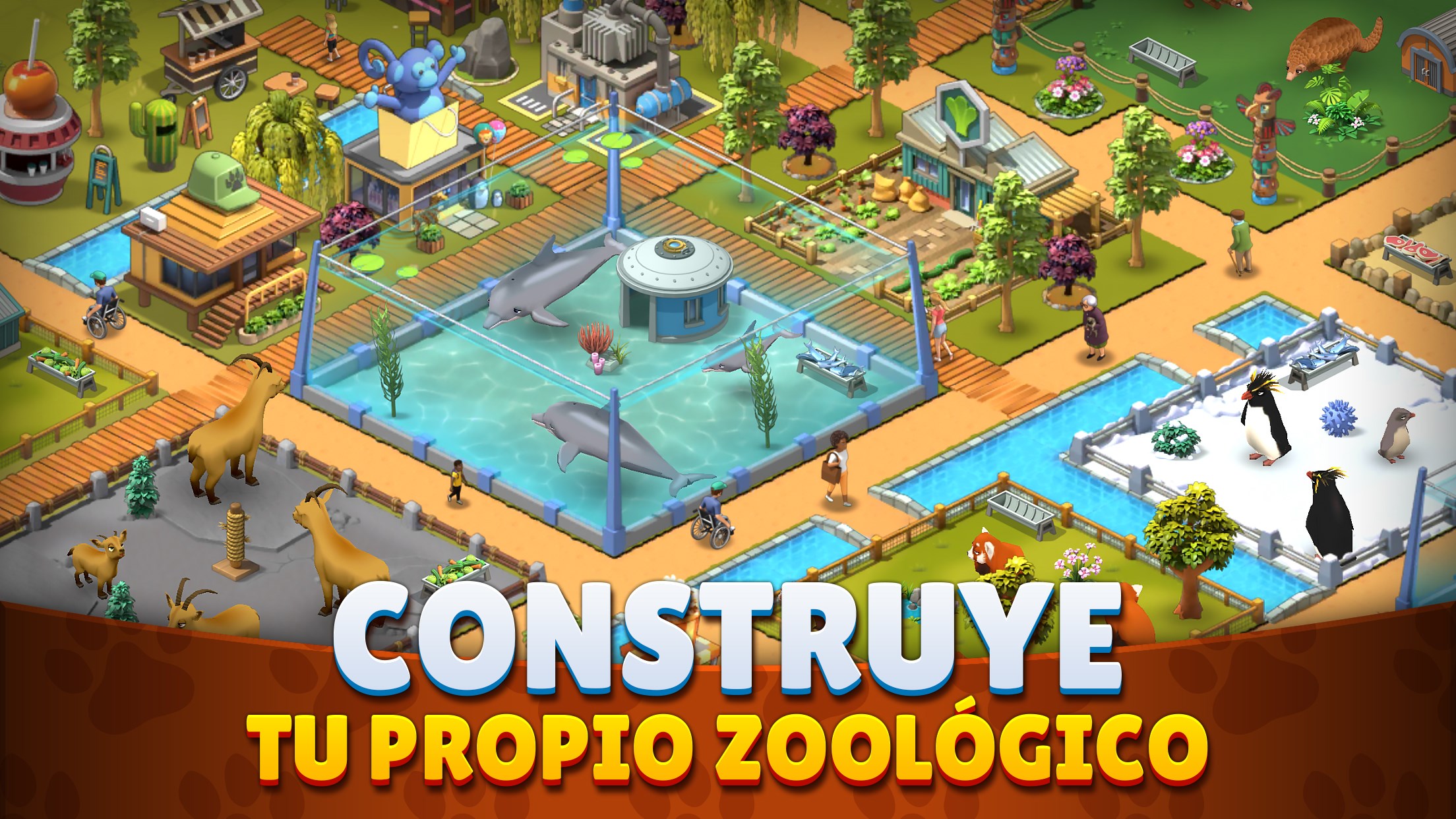 Captura de pantalla de Zoo Island: Animal Park Building