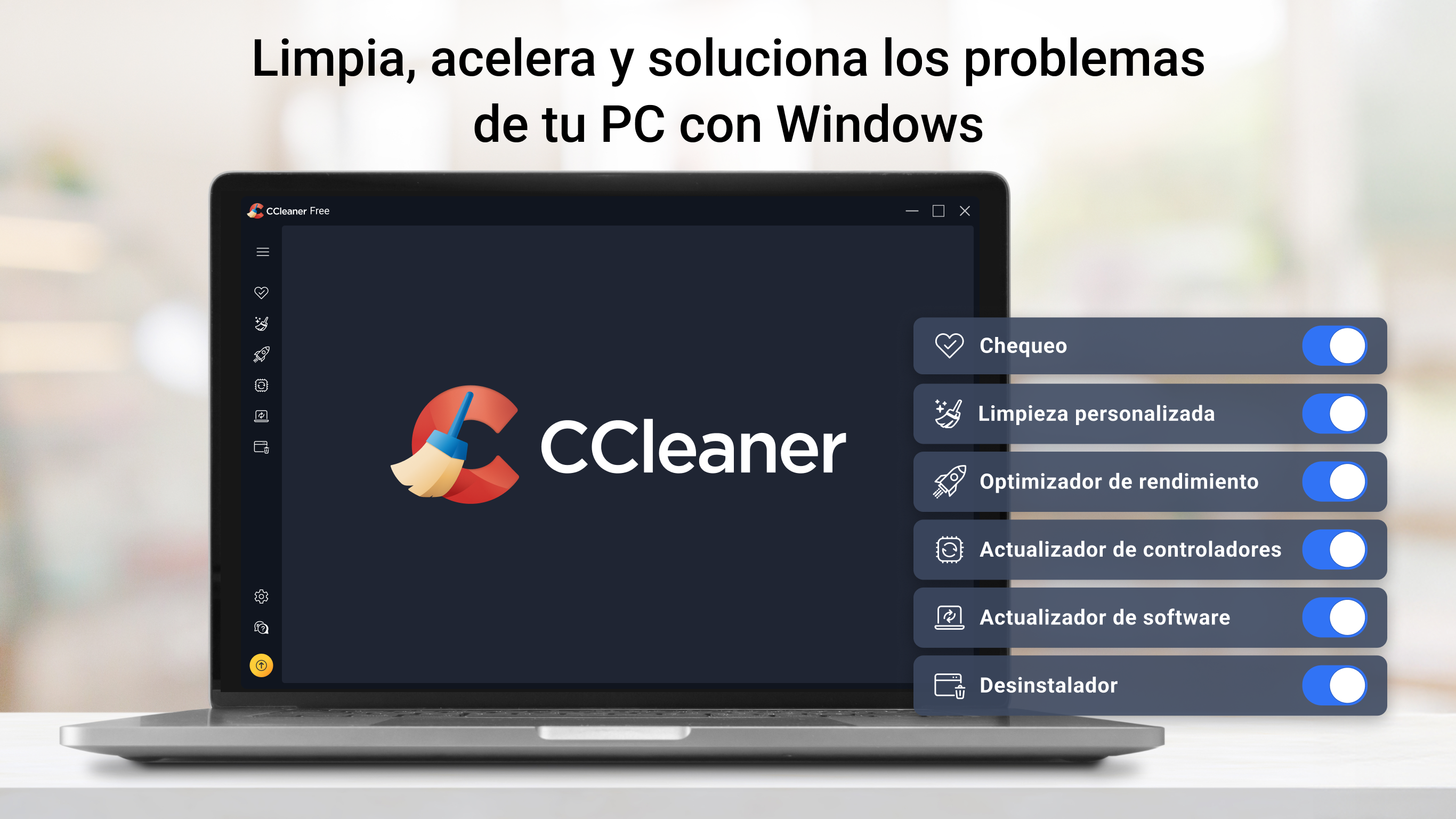 Captura de pantalla de CCleaner