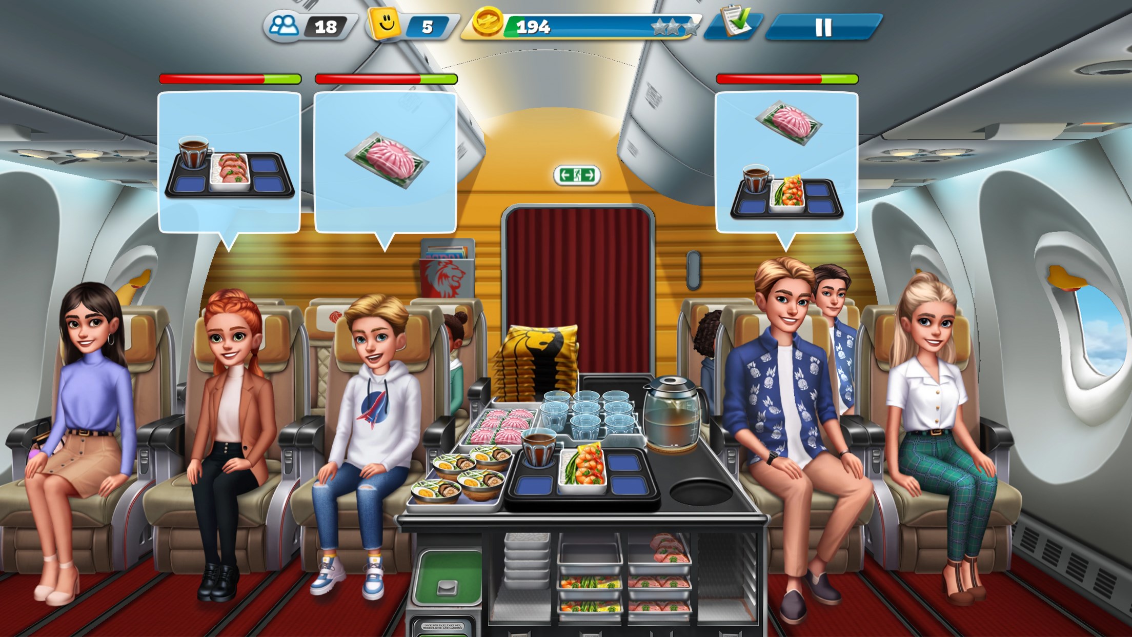 Captura de pantalla de Airplane Chefs - Cooking Game