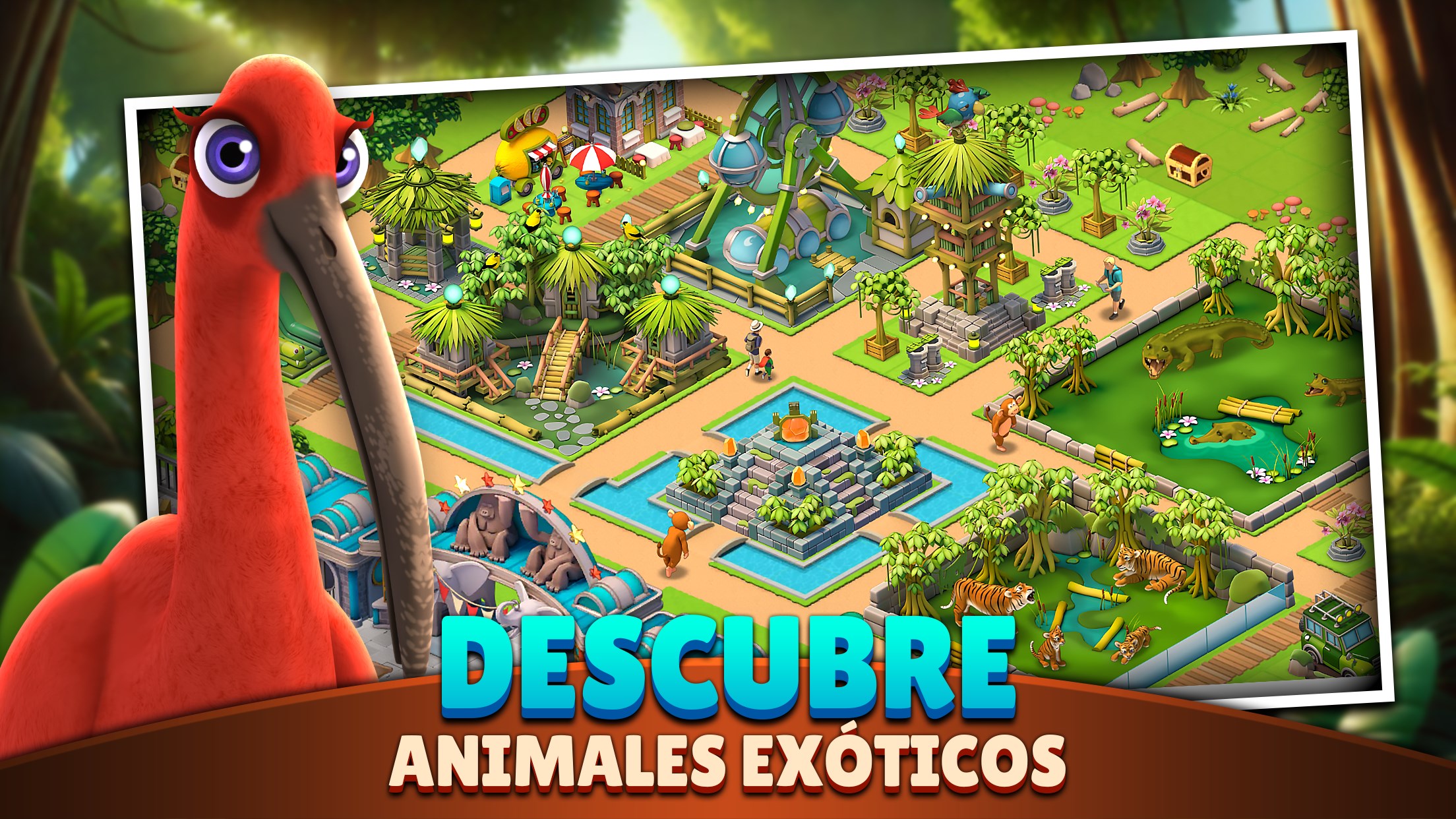 Captura de pantalla de Zoo Life: Animal Park Game