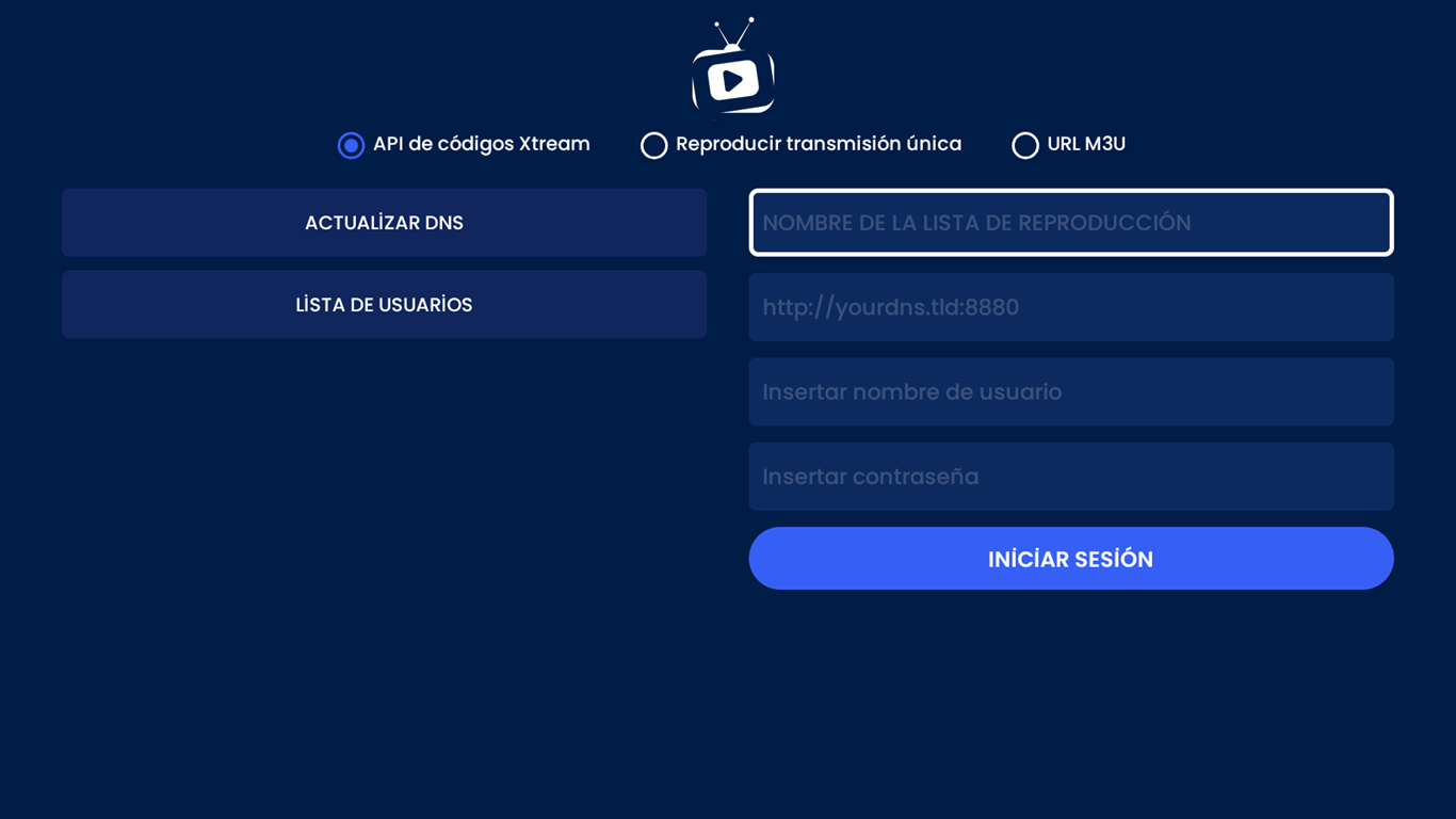 Captura de pantalla de IPTV Smarter Pro: TV EN VIVO