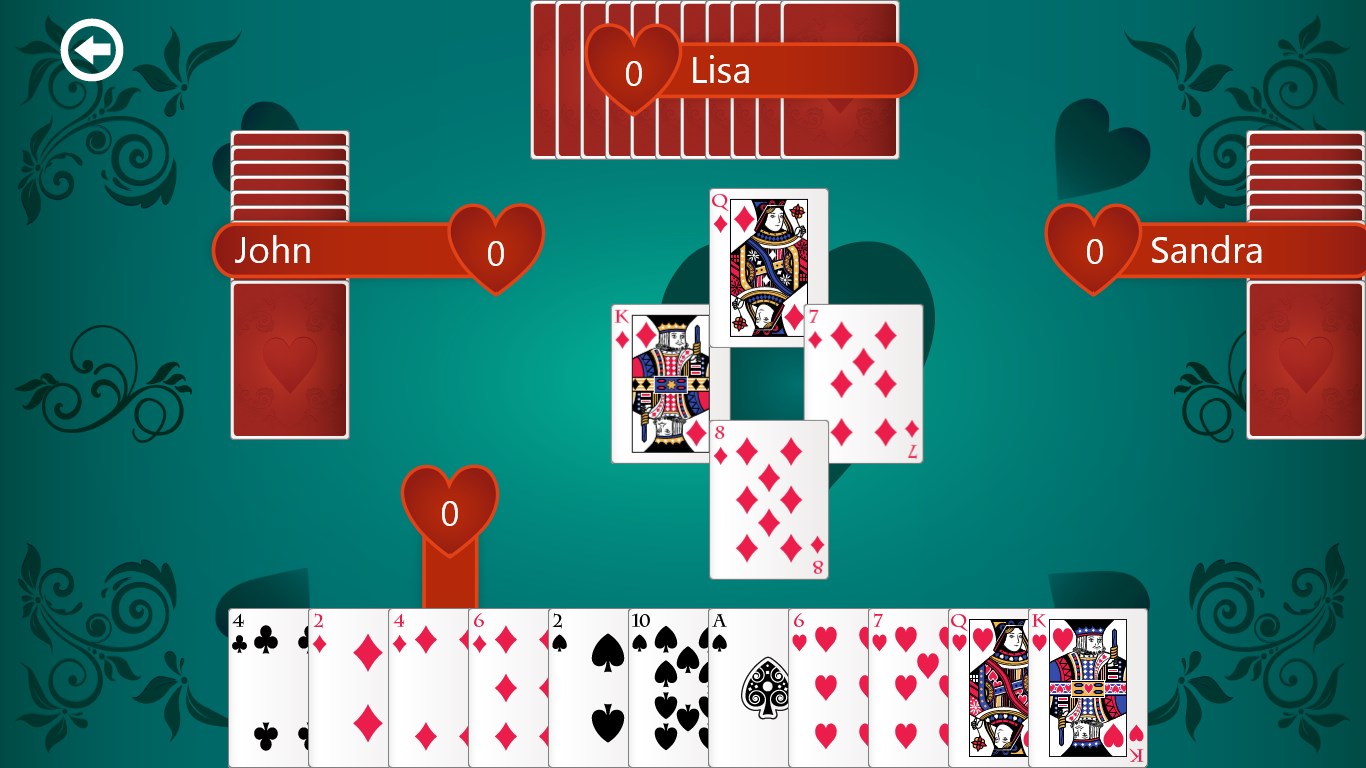 Hearts Deluxe screenshot