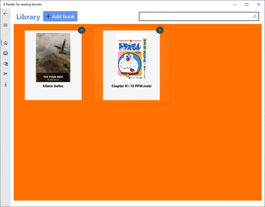 KDL Reader screenshot