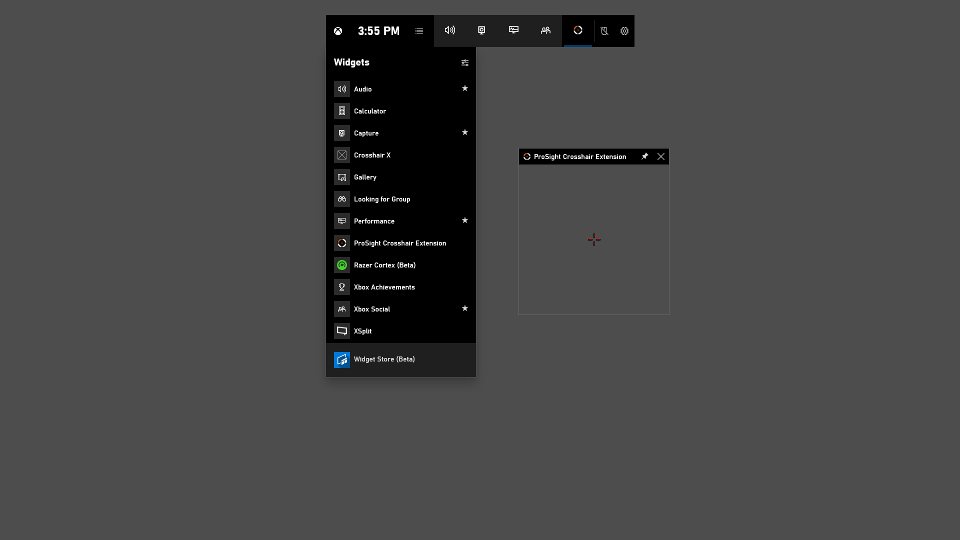 Crosshair X Extension screenshot