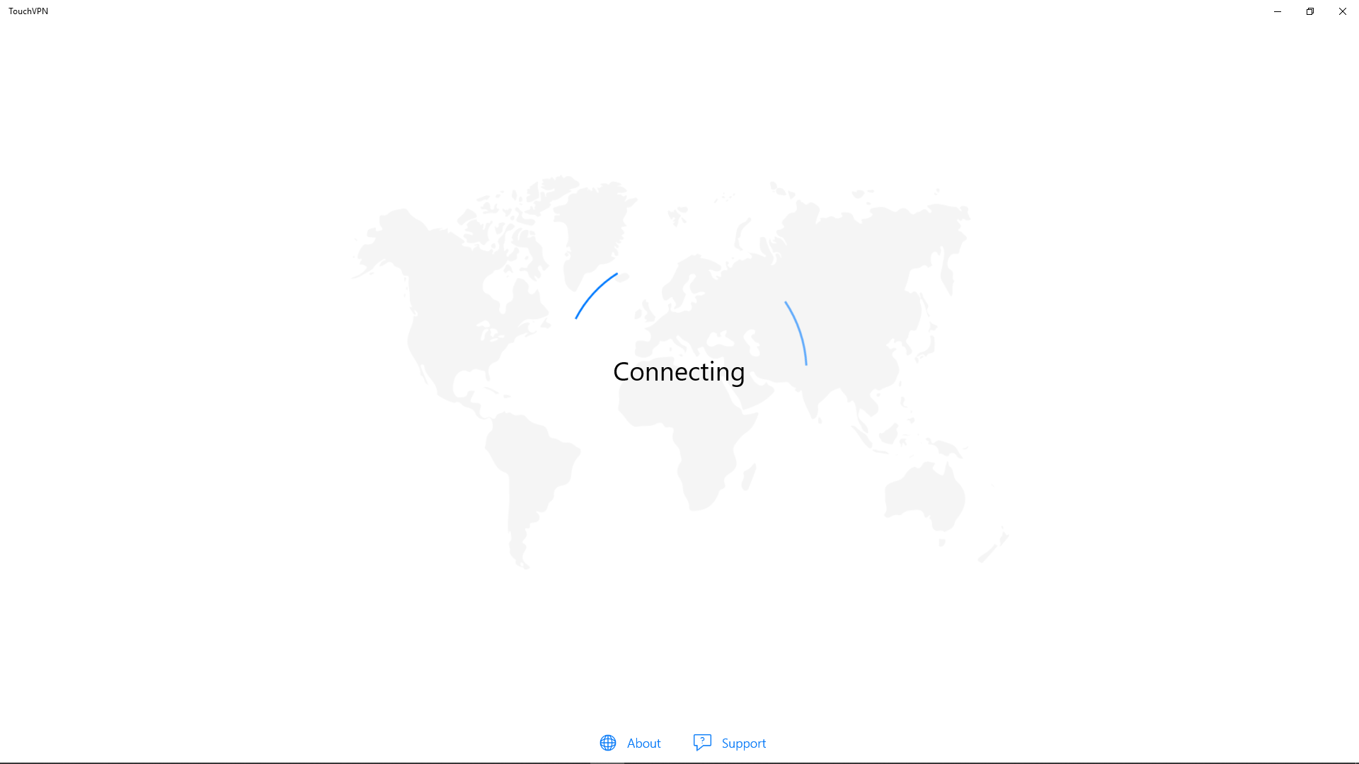TouchVPN screenshot