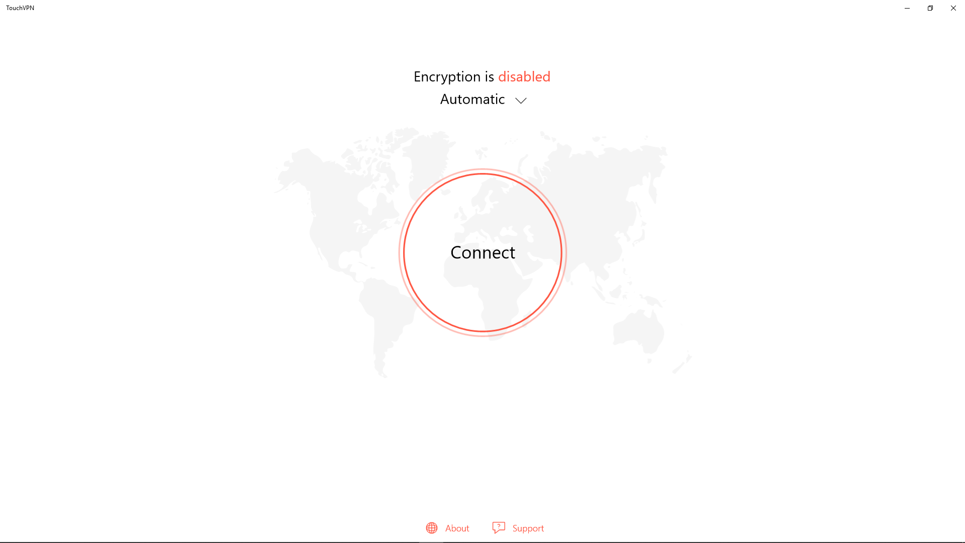 TouchVPN screenshot