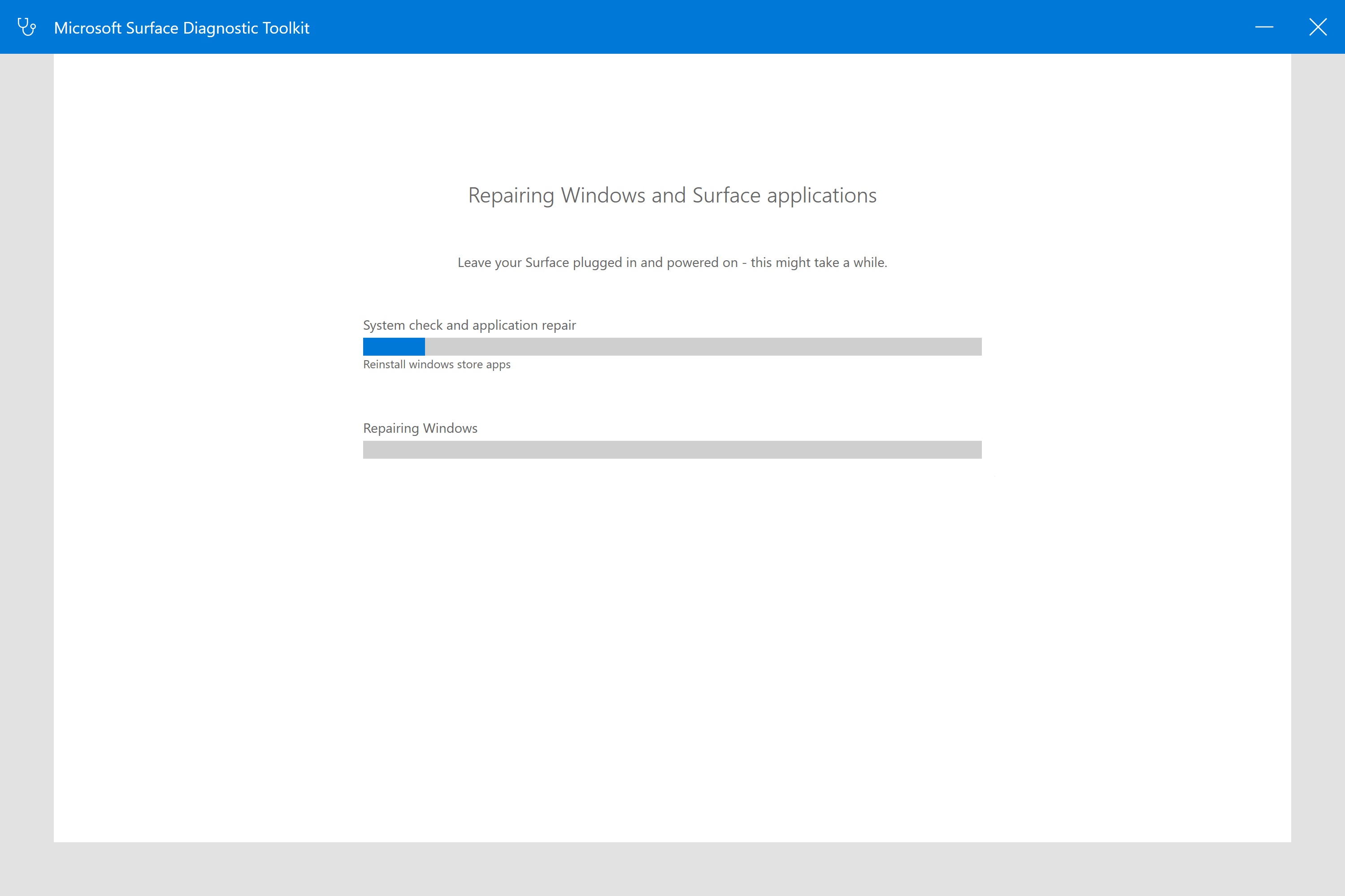 Surface Diagnostic Toolkit screenshot