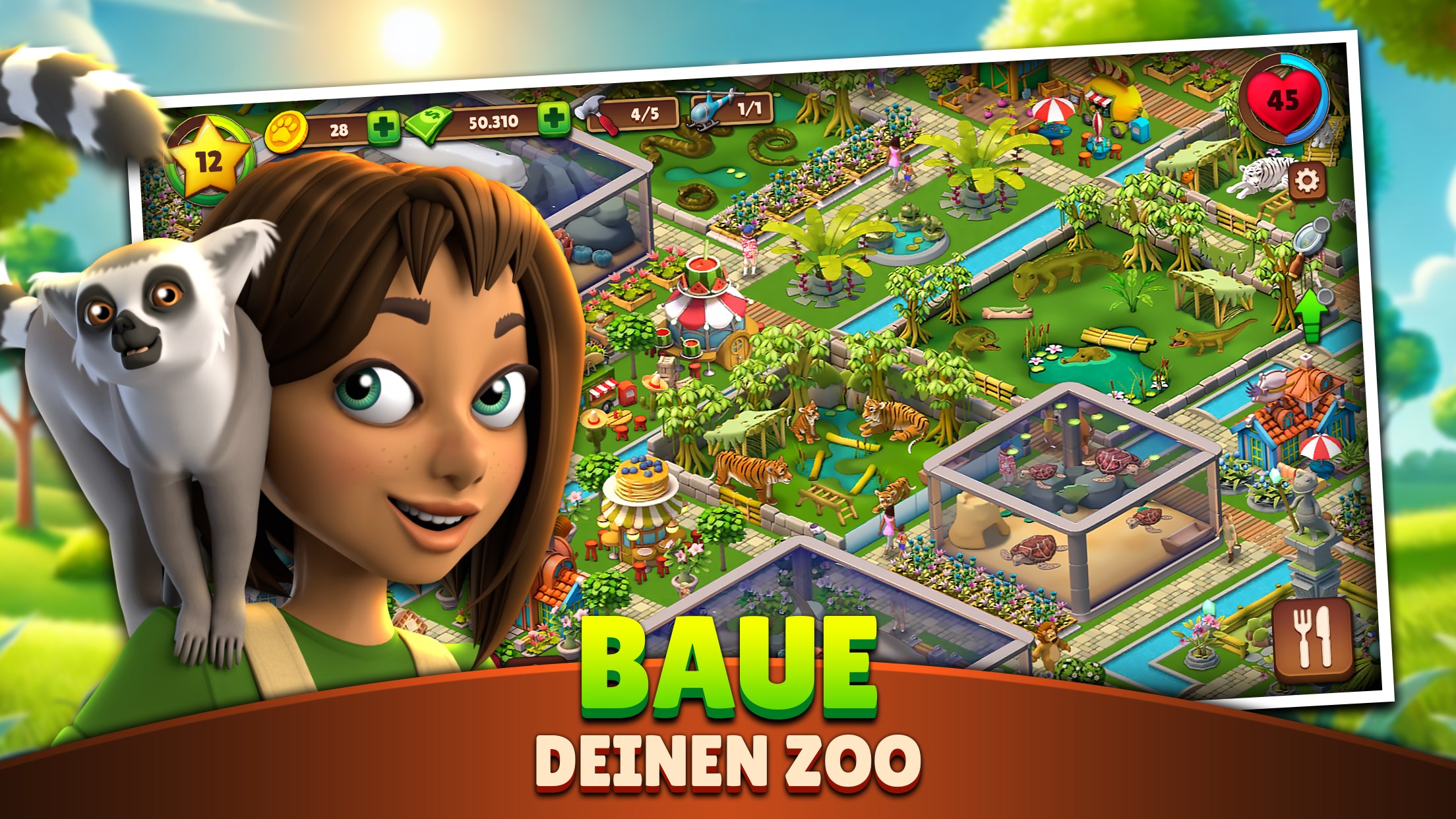 Zoo Life: Animal Park Game Screenshot