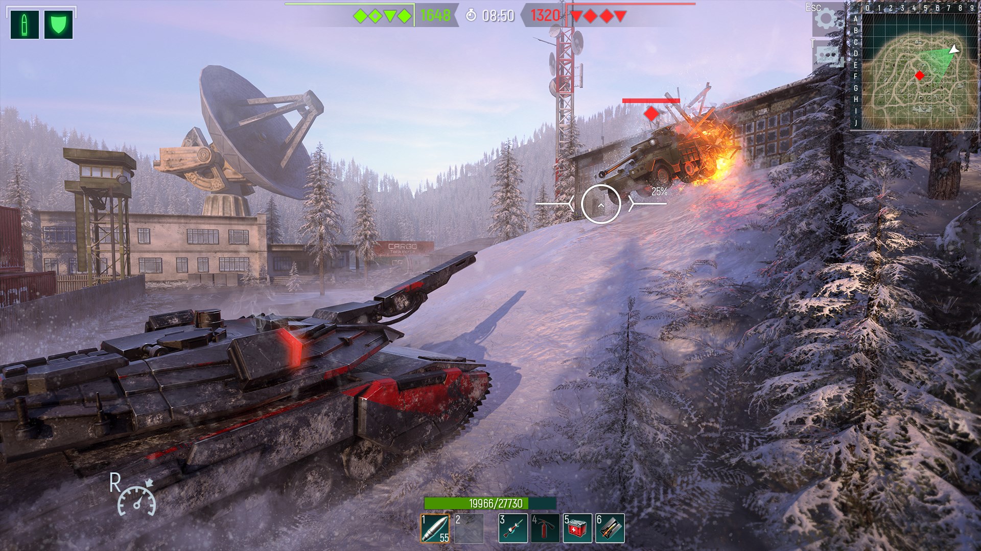 Tank Force: Panzerkriegsspiel auf modernen Panzern Screenshot