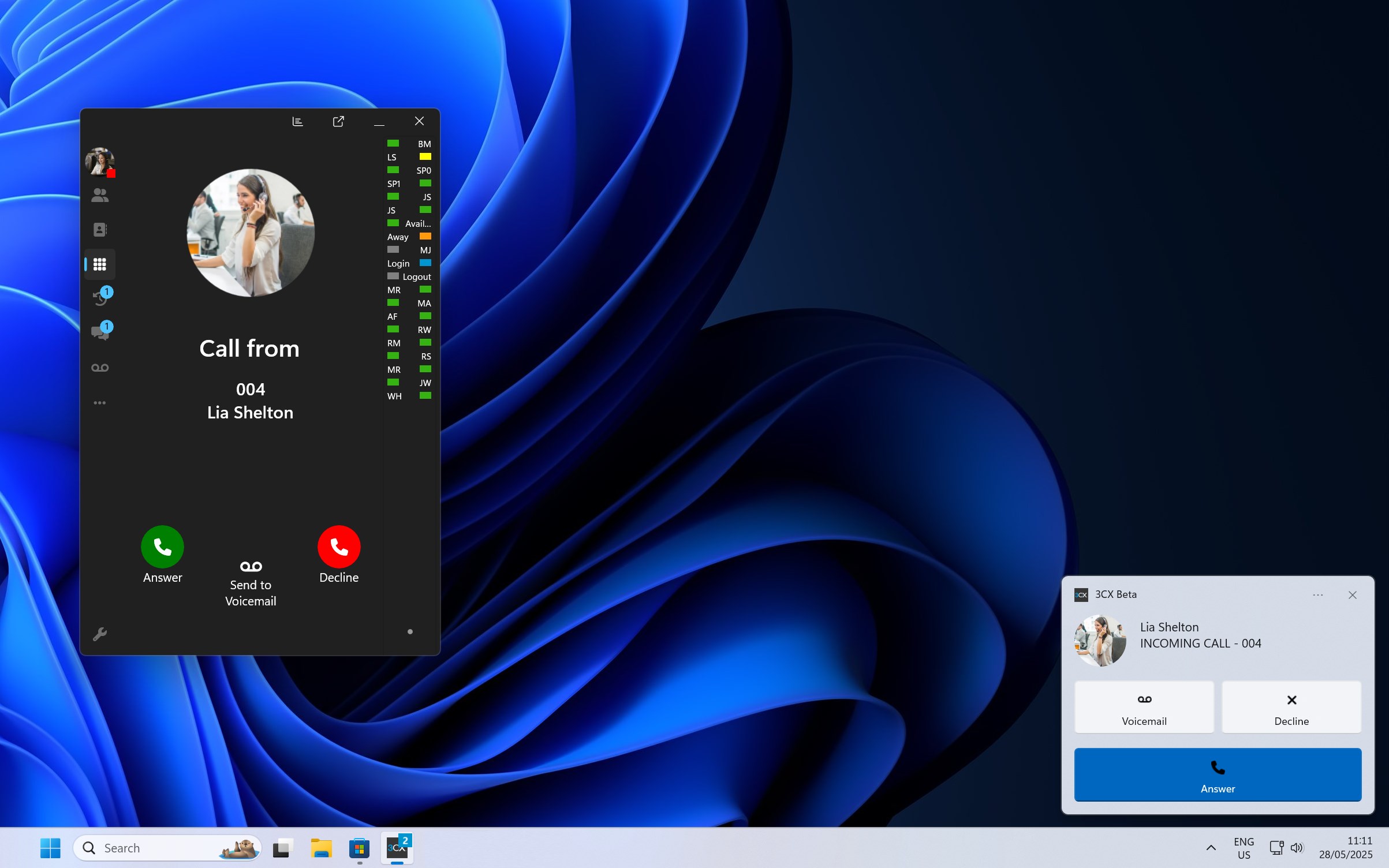3CX screenshot