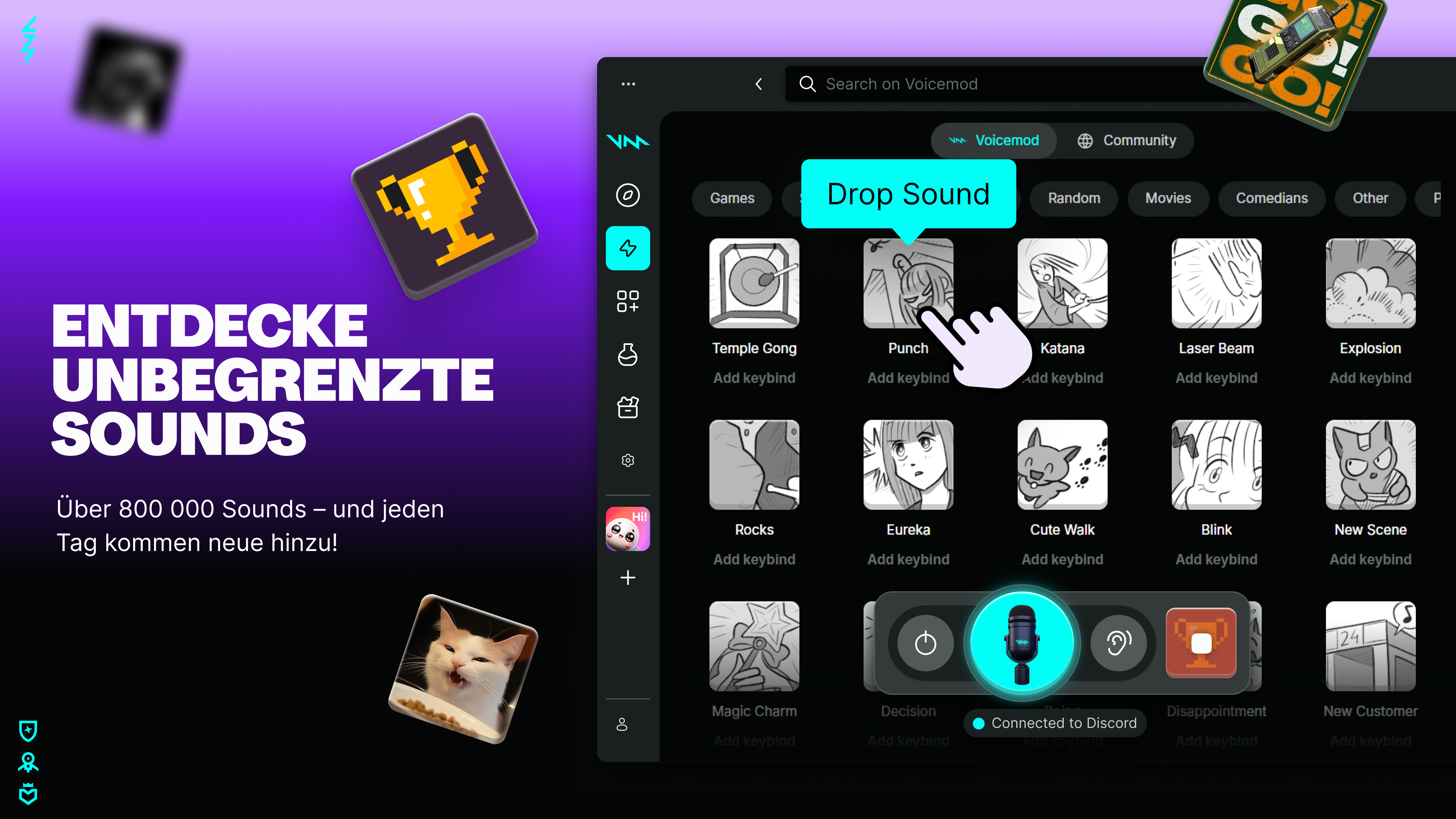 Voicemod – Real Time Voice Changer & Soundboard Screenshot