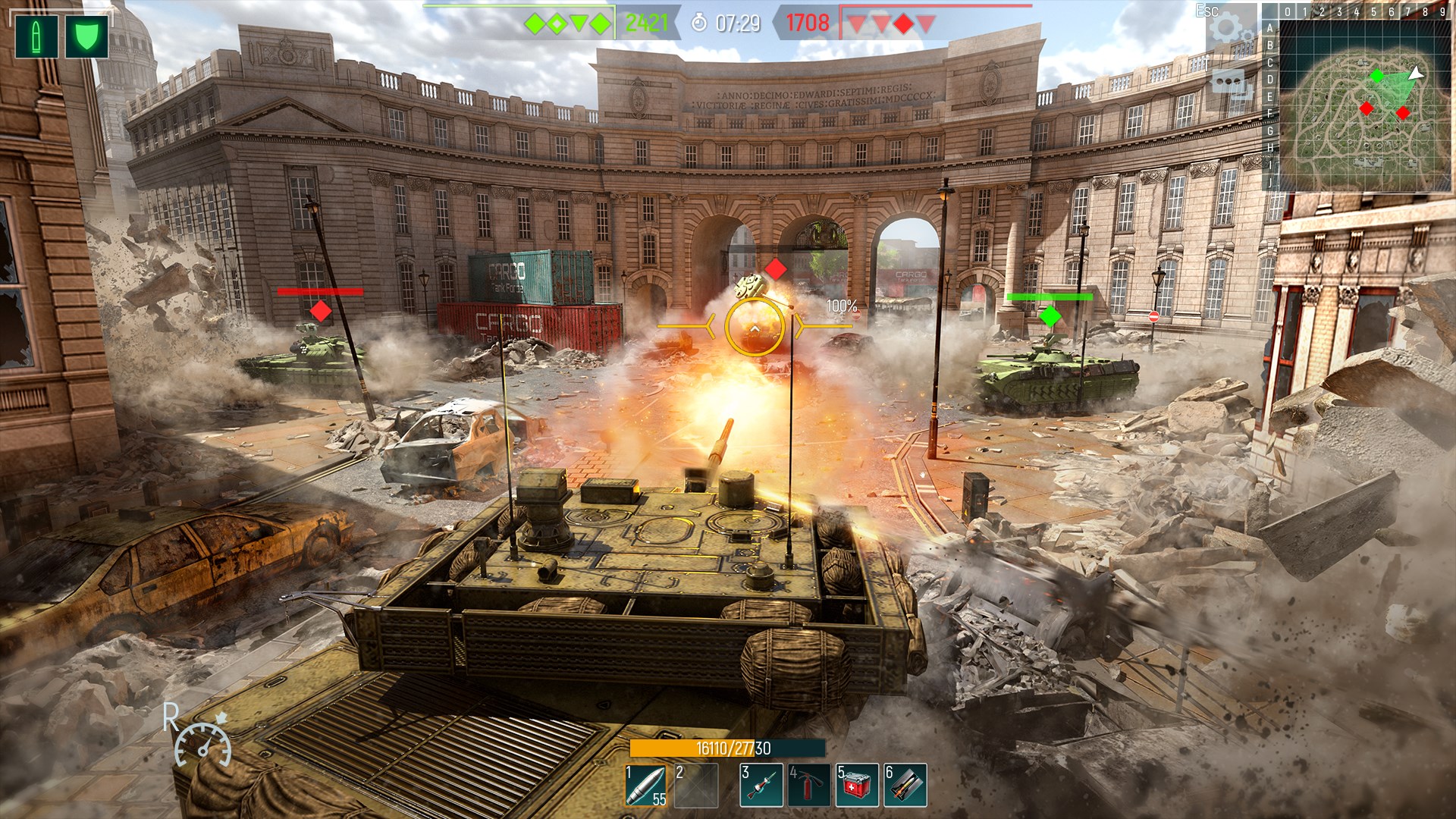 Tank Force: Panzerkriegsspiel auf modernen Panzern Screenshot