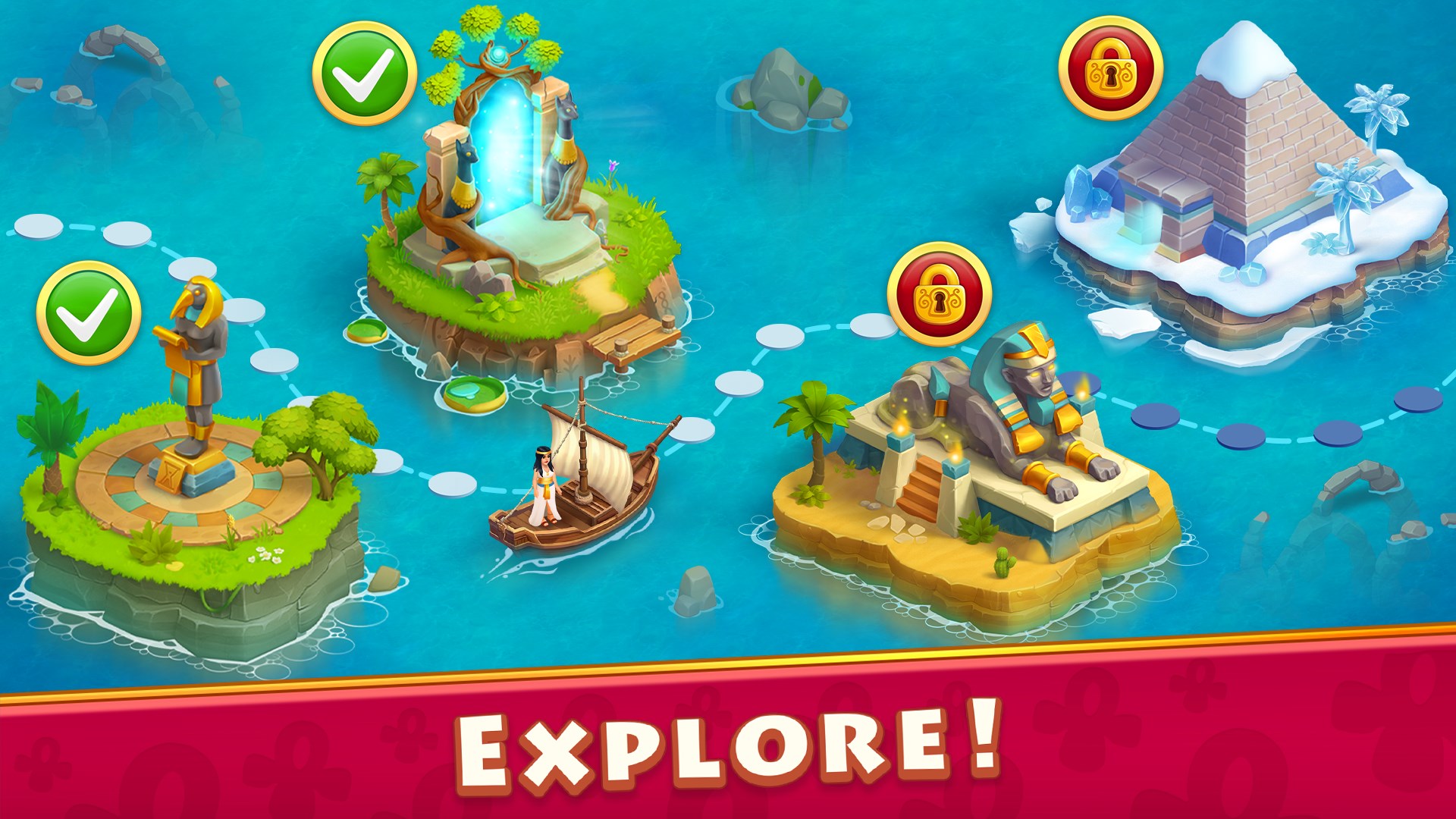 Cradle of Empires: Match 3 Puzzle Game & Jewels screenshot