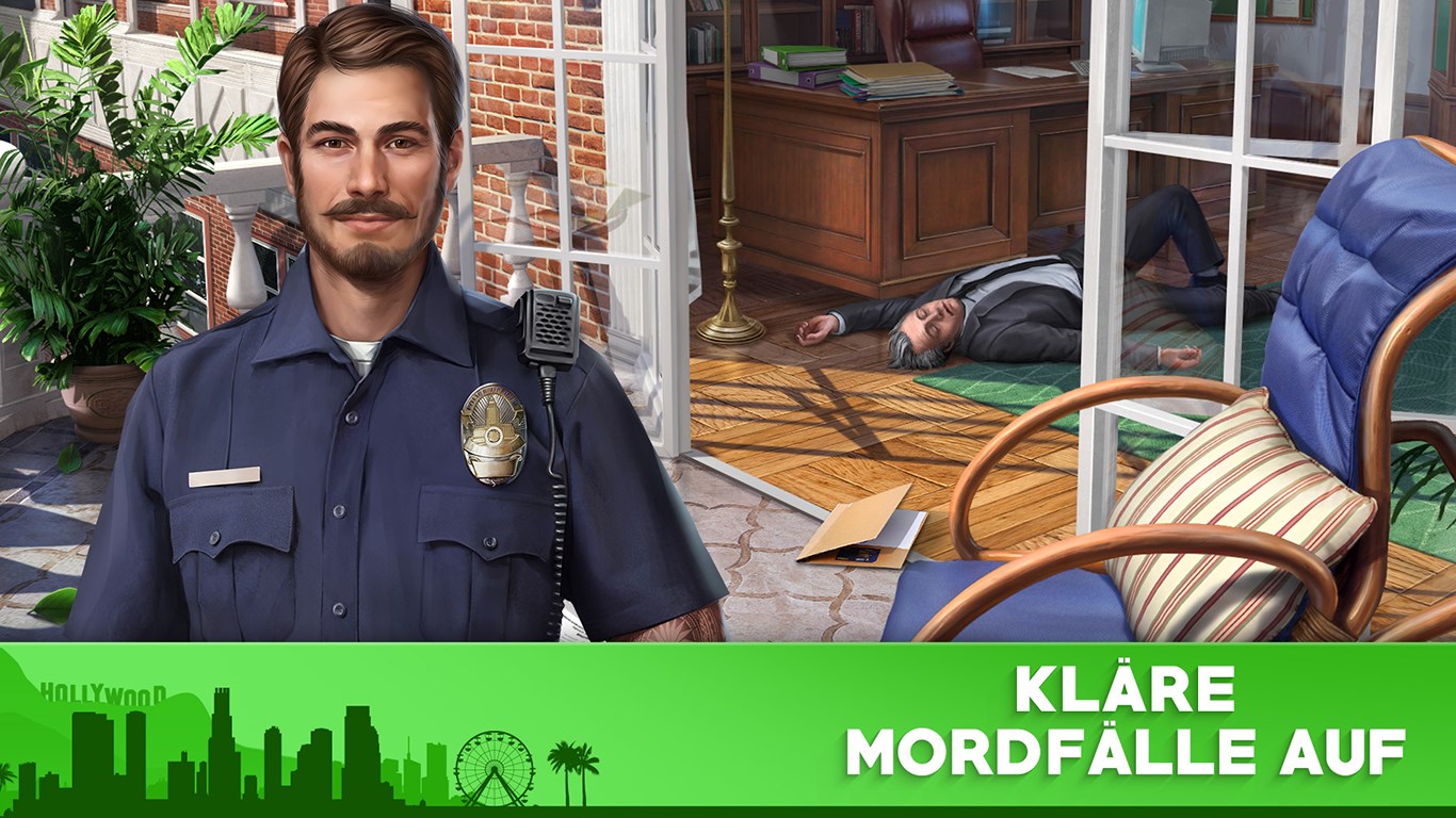 Crime Mysteries®: Finde versteckte Objekte & 3-Gewinnt-Rätsel Screenshot