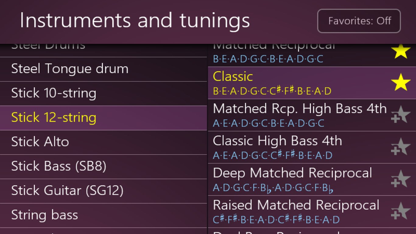 Airyware Tuner screenshot
