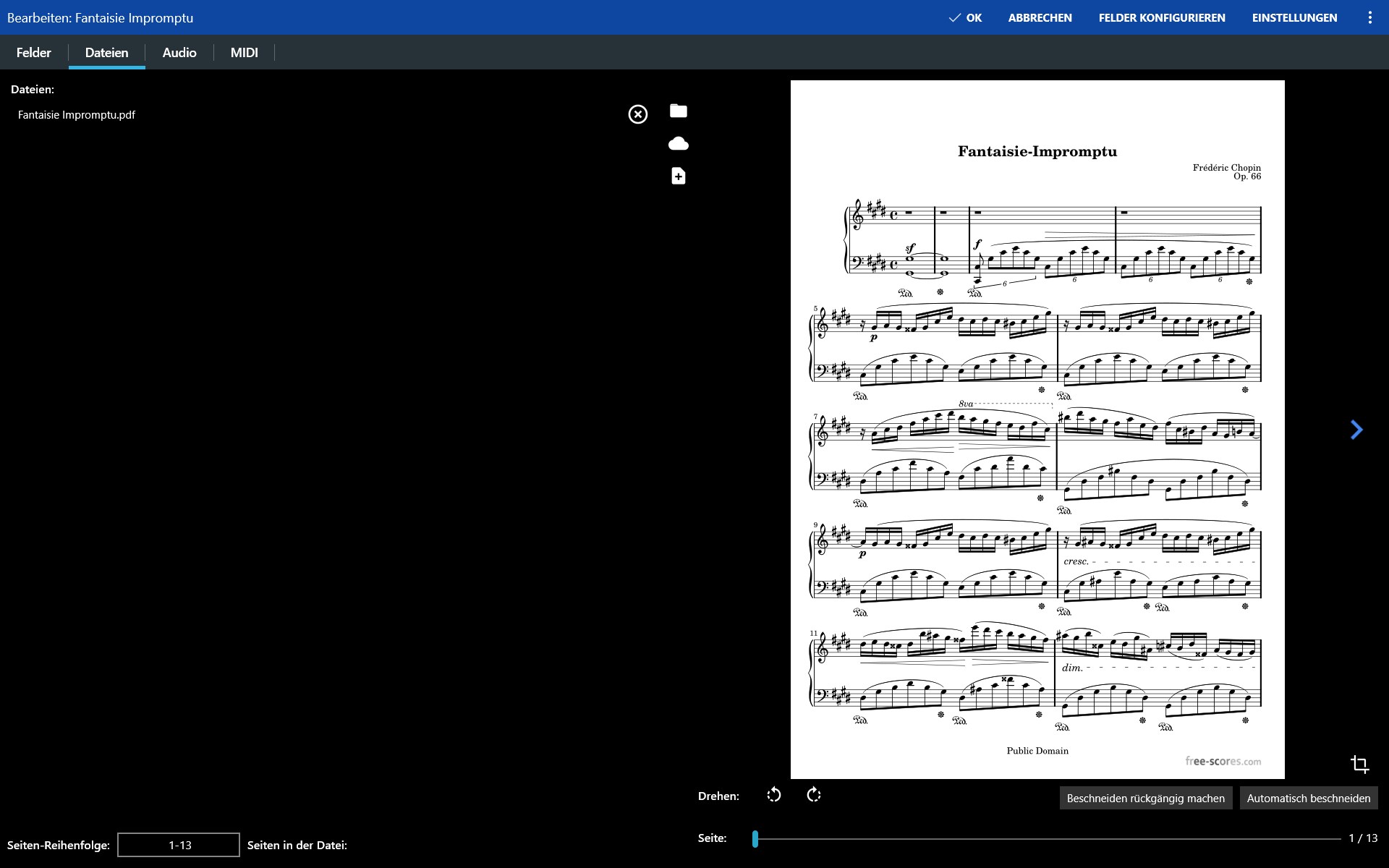 MobileSheets Screenshot
