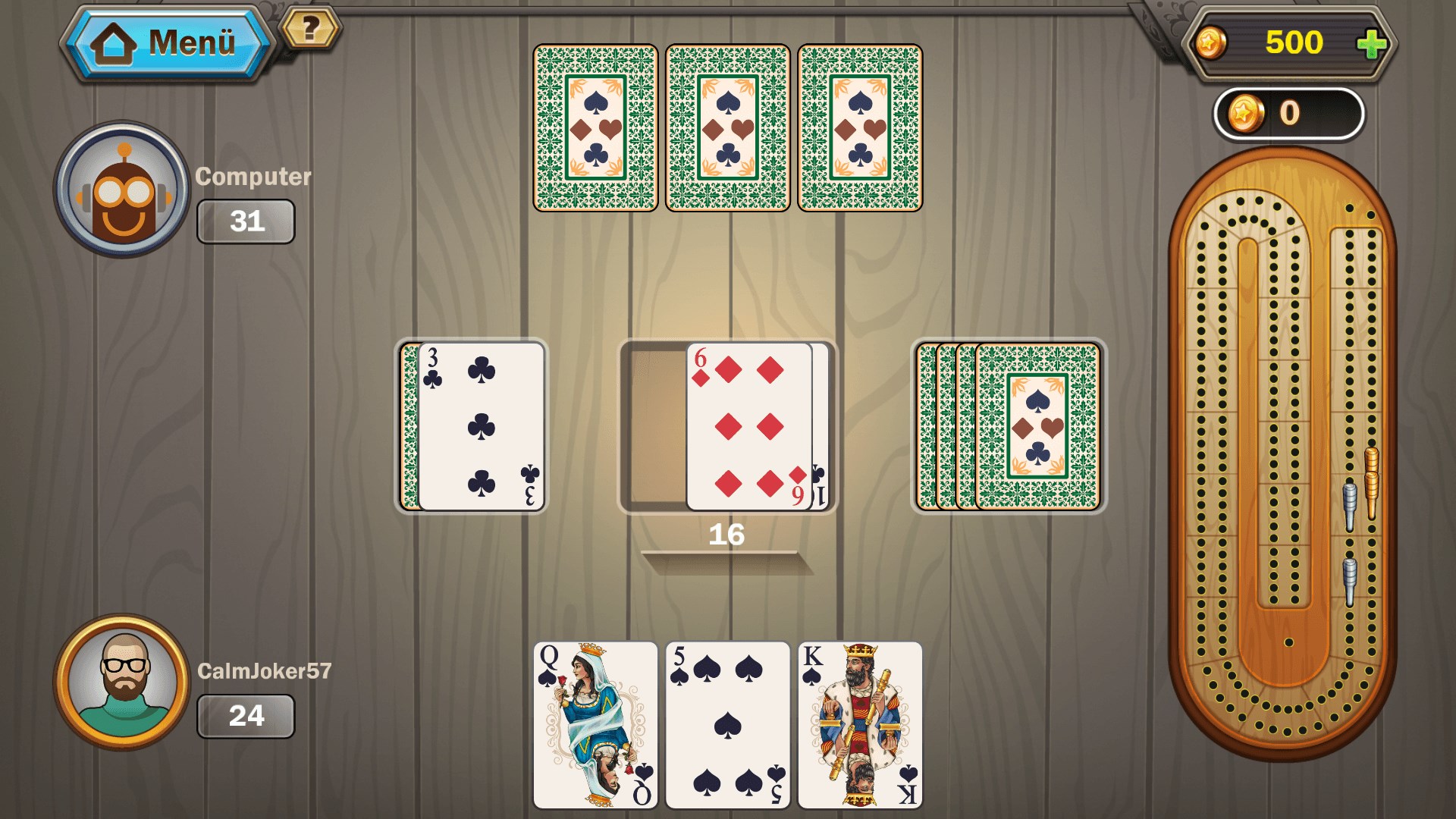 Cribbage Deluxe Screenshot