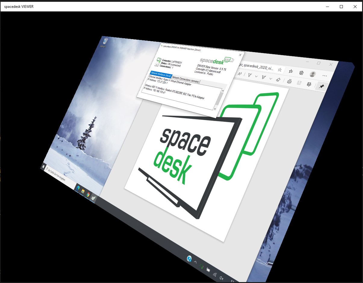 spacedesk Screenshot