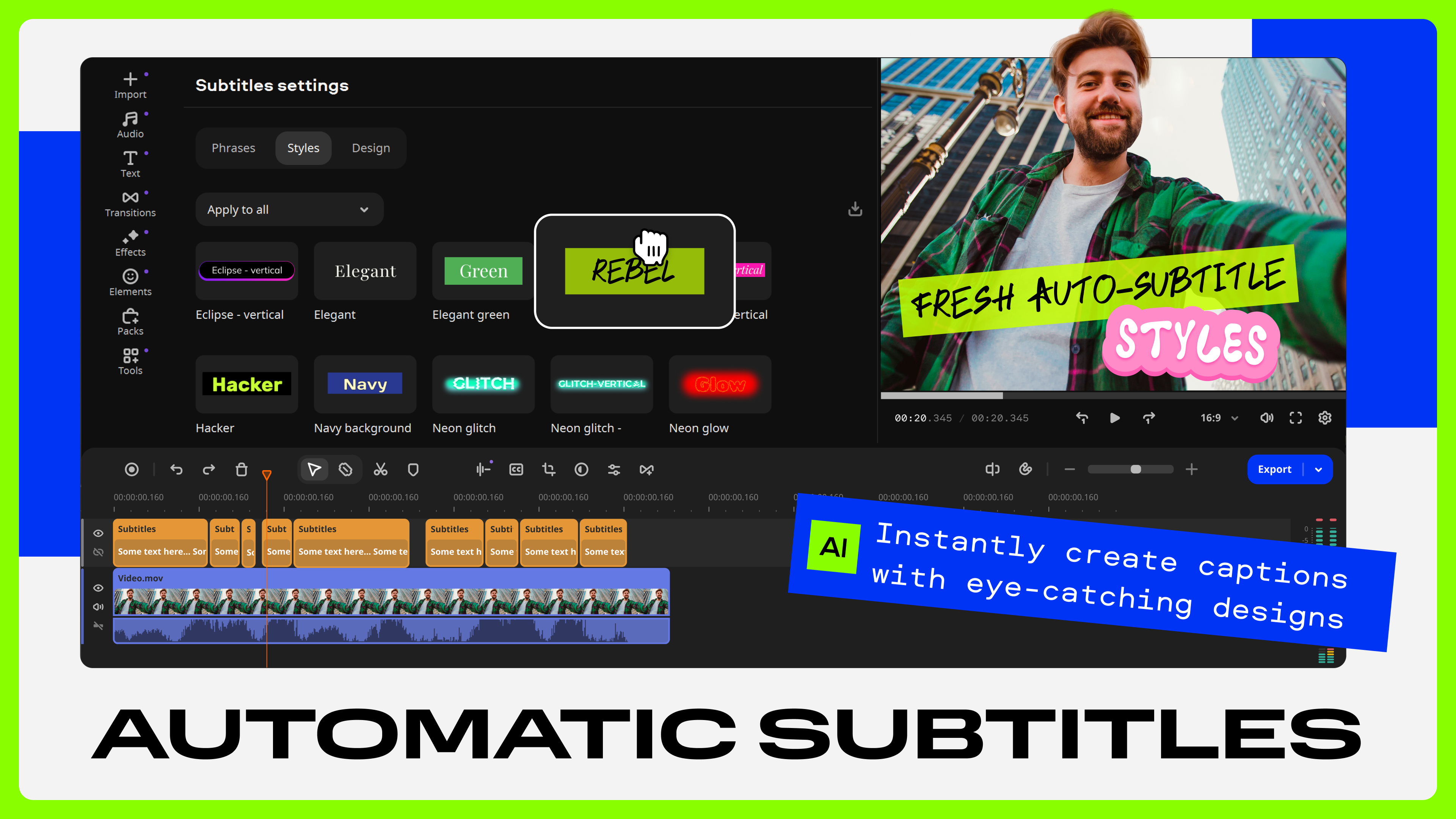 Movavi Video Editor - Movie Maker screenshot
