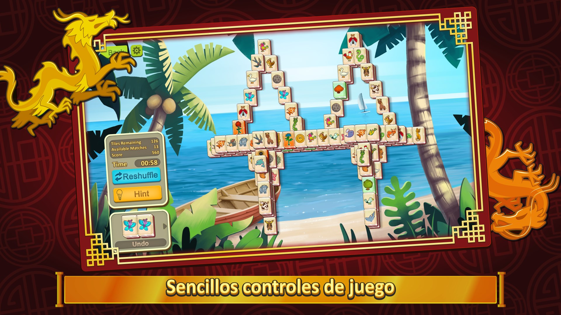 Captura de pantalla de Simple Mahjong