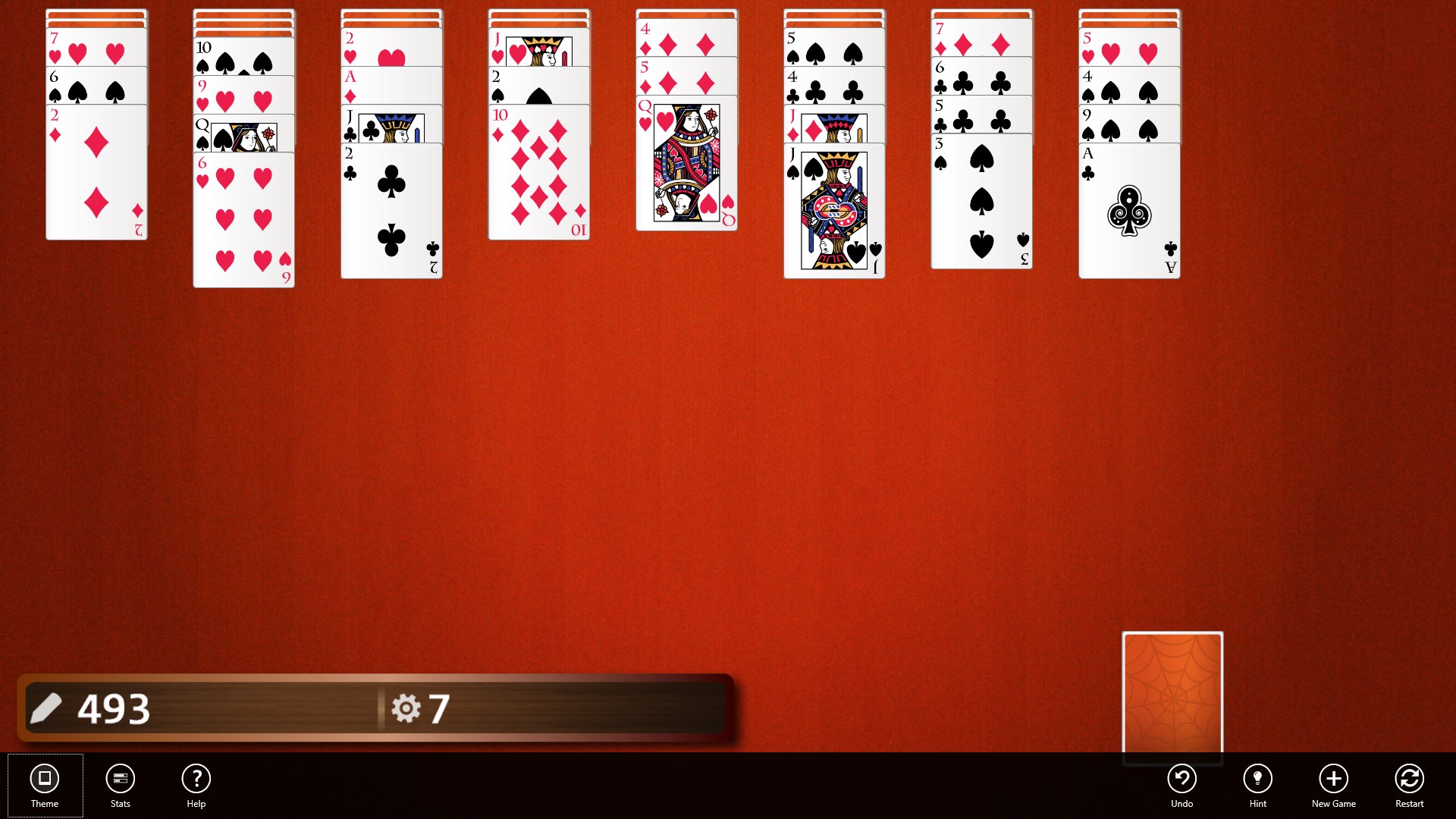 Captura de pantalla de 3rd Floor Spider Solitaire