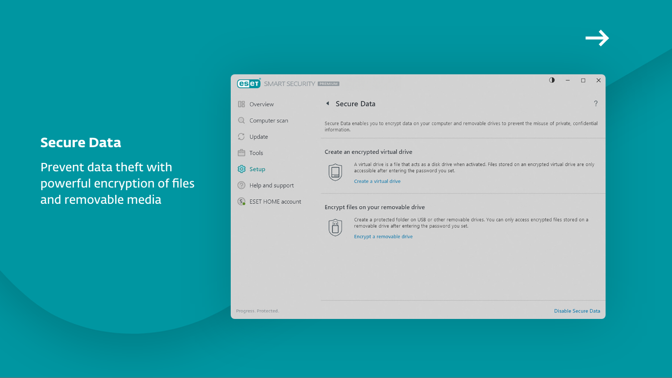 Captura de pantalla de ESET HOME Security Premium