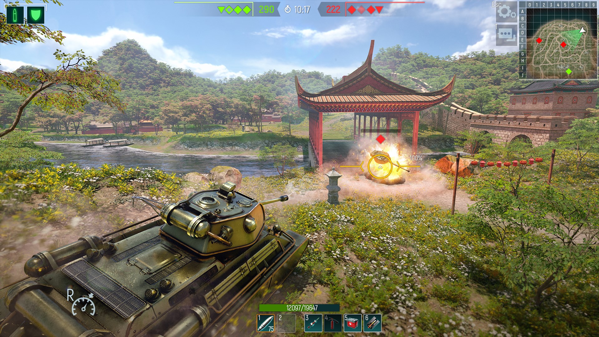 Tank Force: Panzerkriegsspiel auf modernen Panzern Screenshot