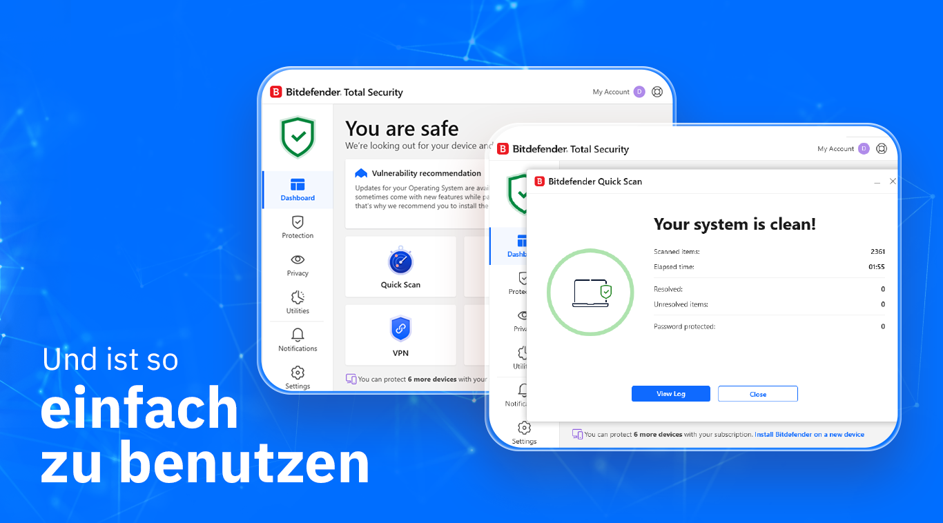 Bitdefender Total Security Screenshot