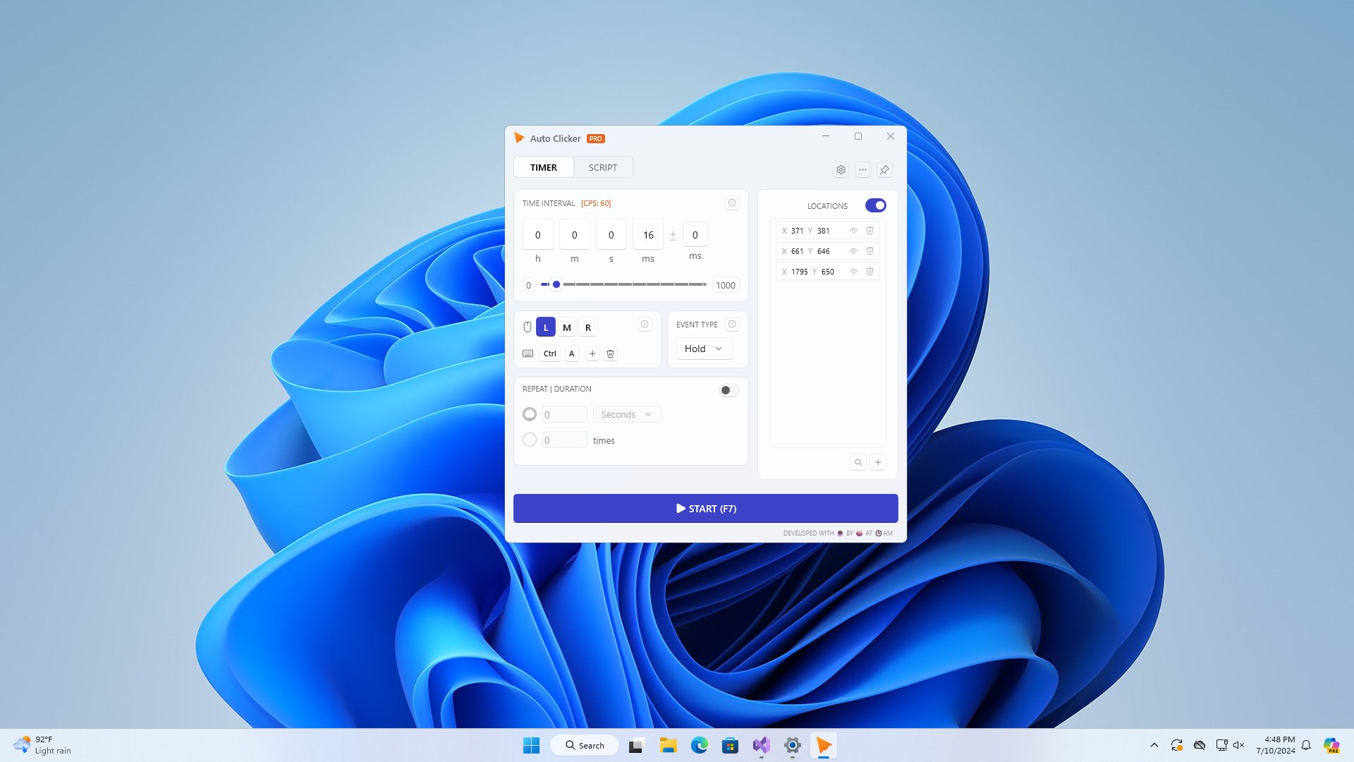 Click11 - Auto Clicker App Screenshot