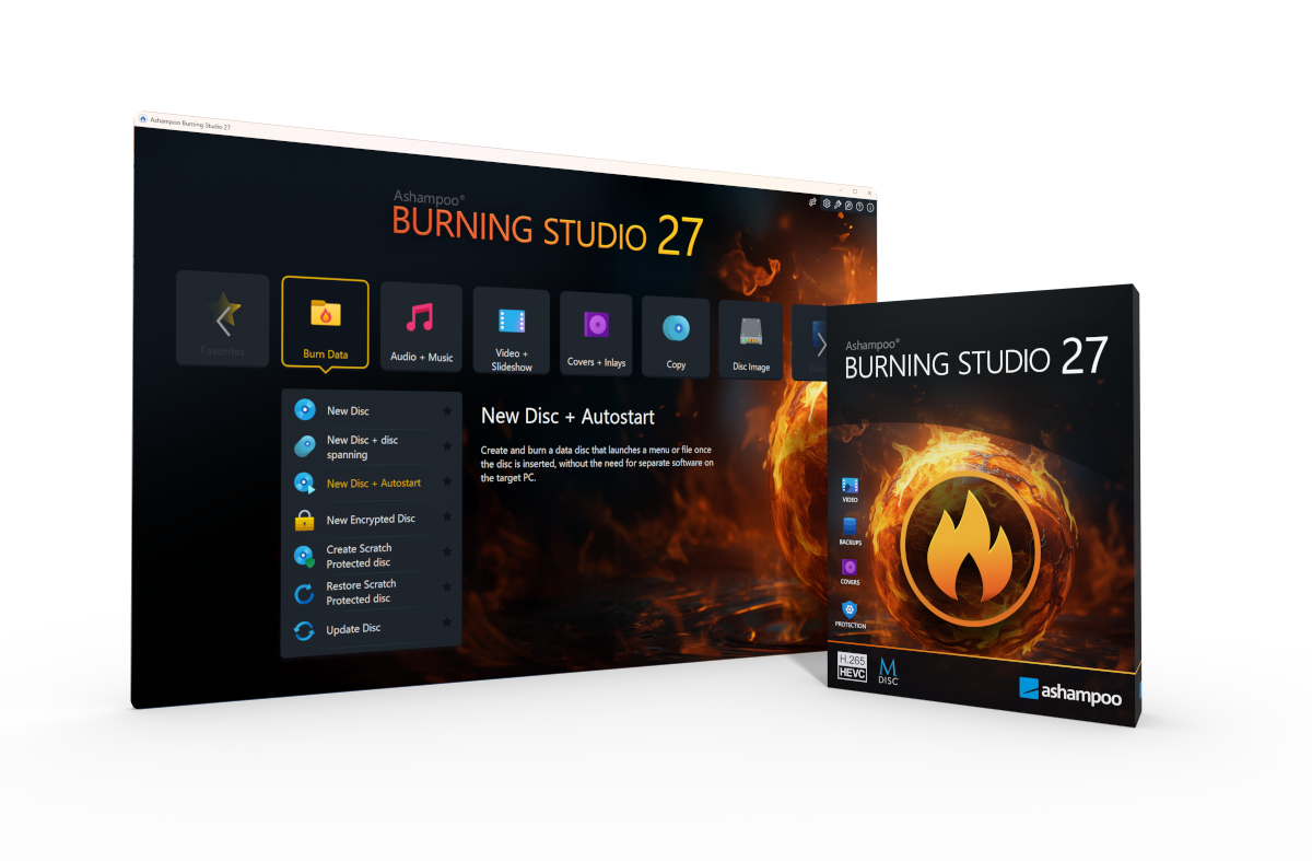 Ashampoo Burning Studio 27 Screenshot