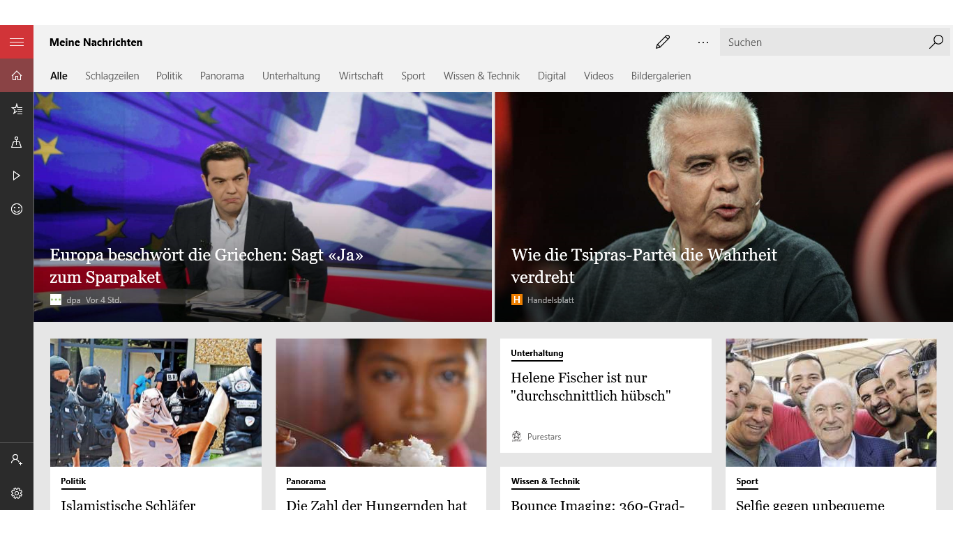 Microsoft News – Nachrichten Screenshot