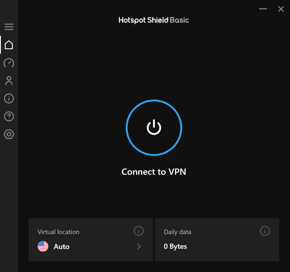 Hotspot Shield - VPN Screenshot