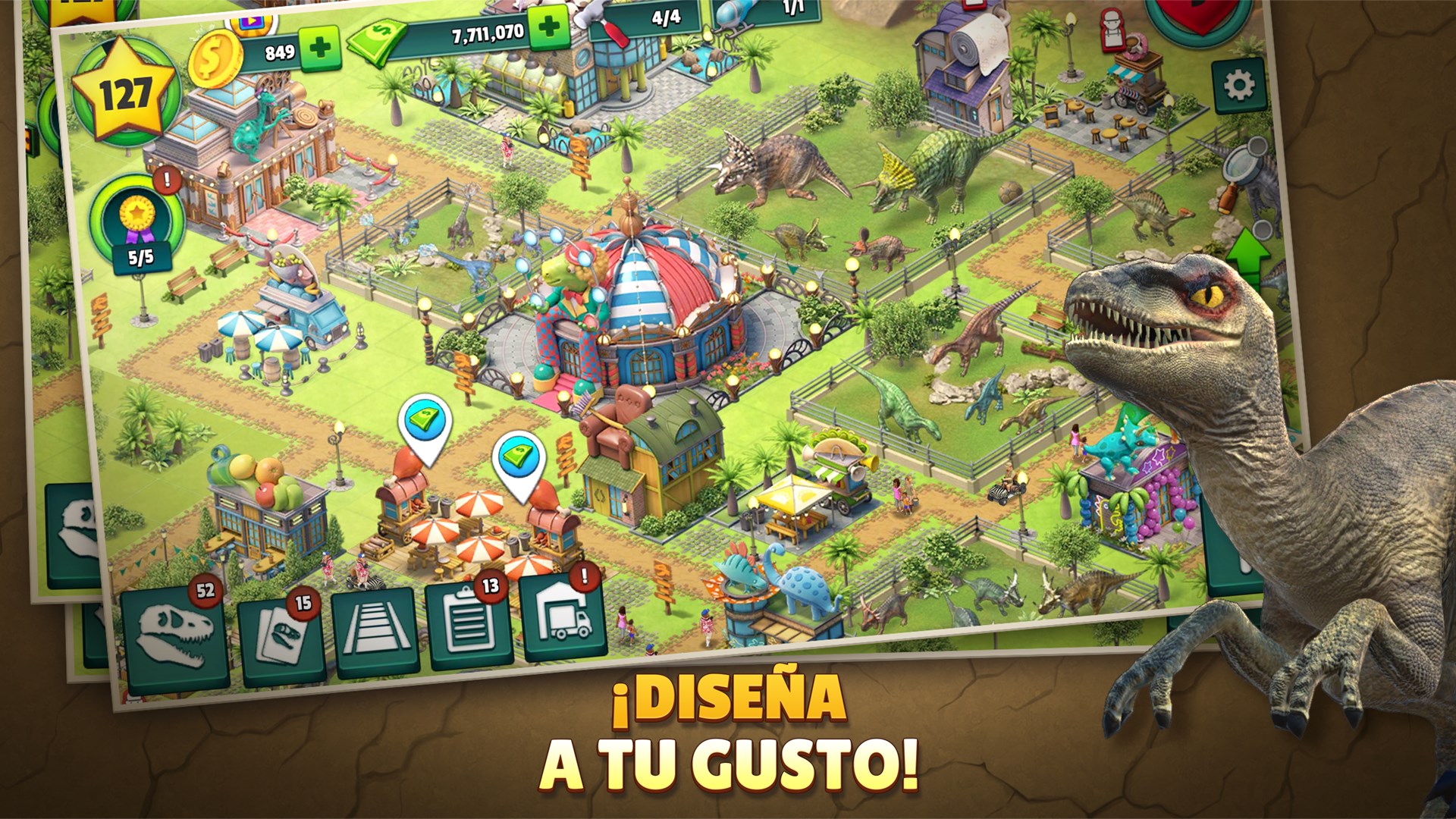 Captura de pantalla de Jurassic Dinosaur: Dino Game