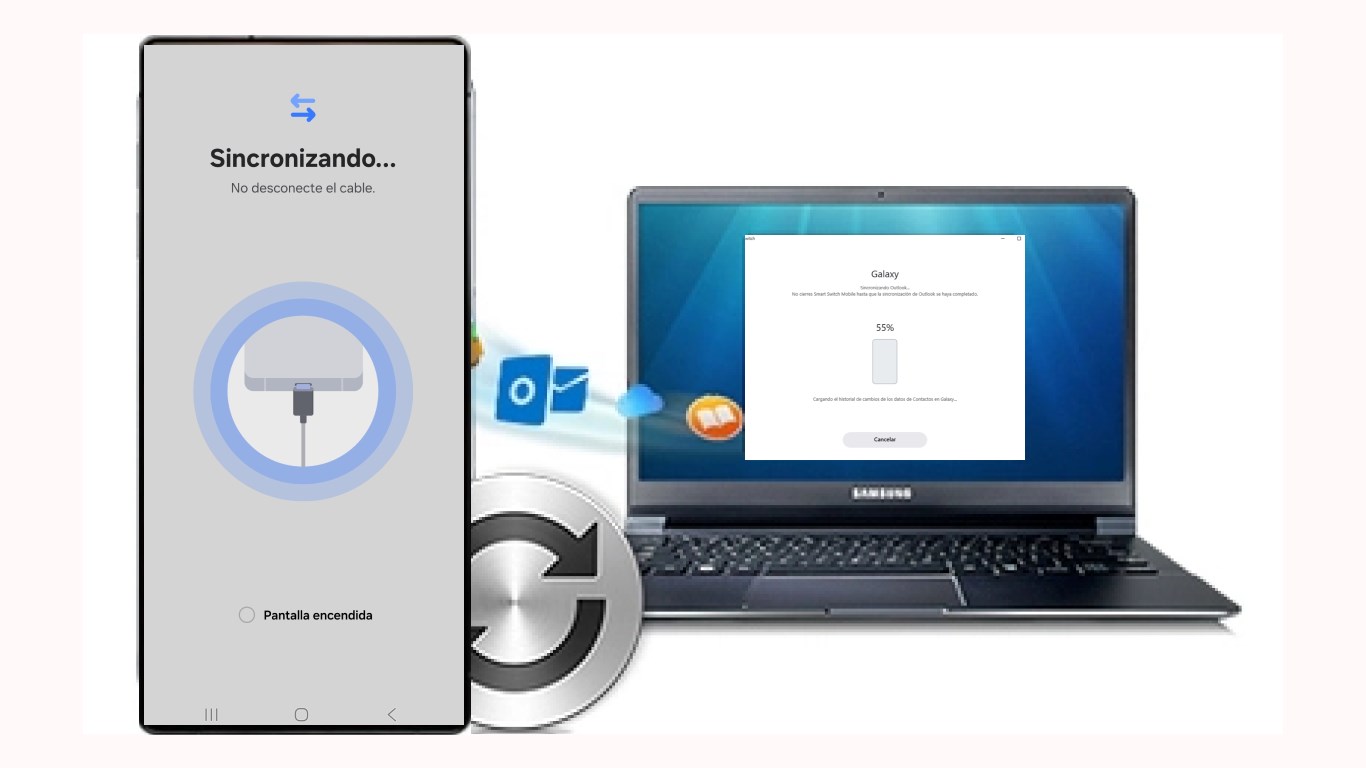 Captura de pantalla de Samsung Smart Switch