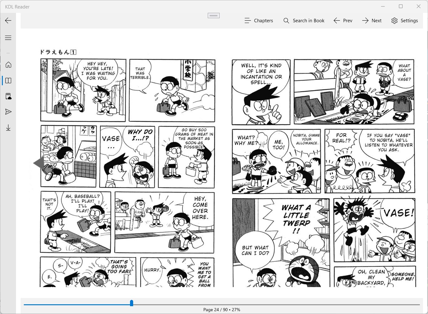 Captura de pantalla de KDL Reader