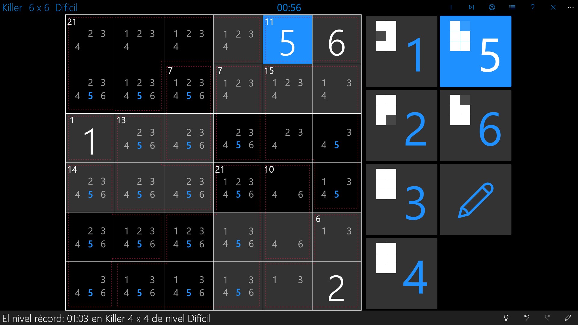 Captura de pantalla de Sudoku Central