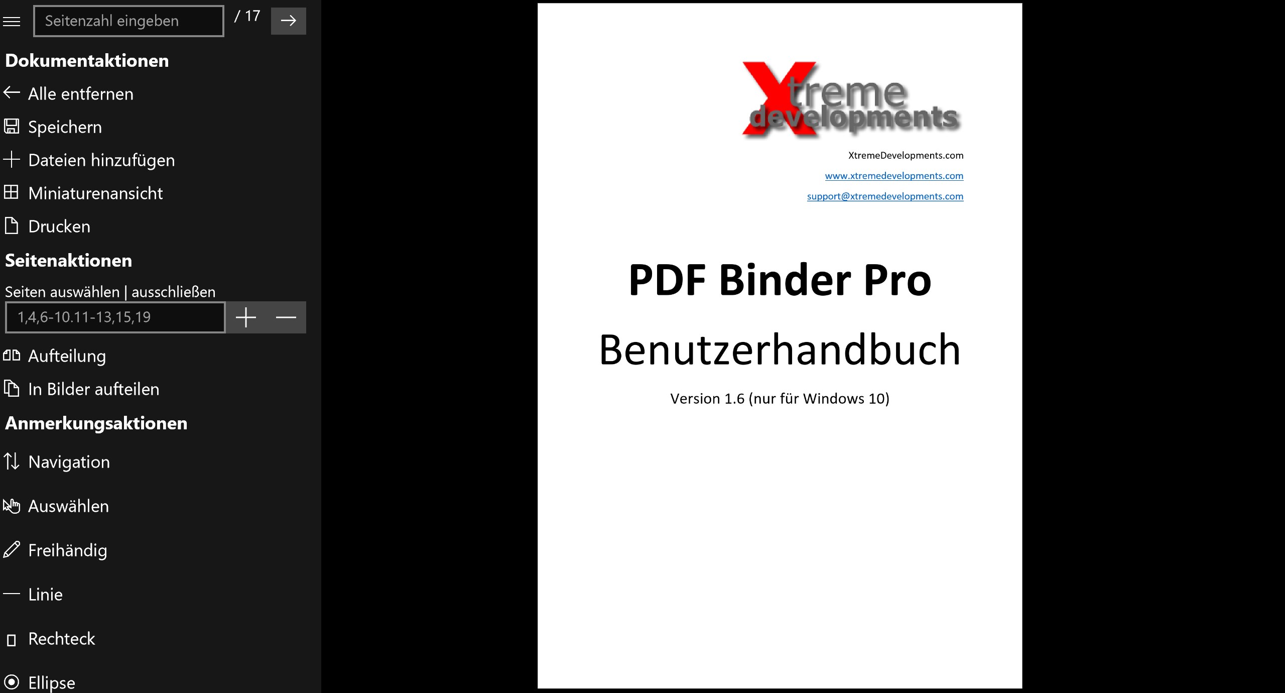 PDF Binder Pro Screenshot