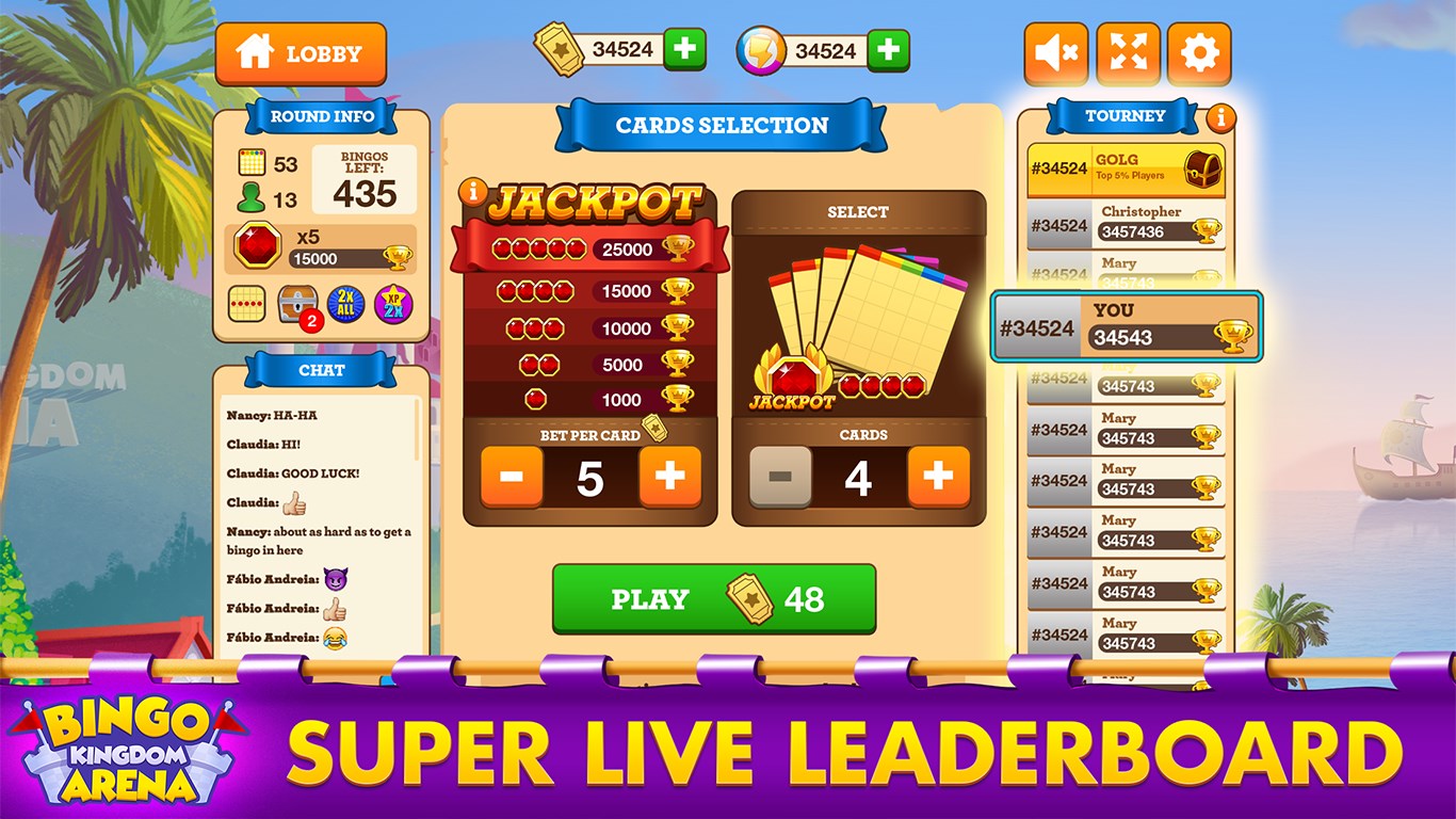 Bingo Kingdom Arena screenshot