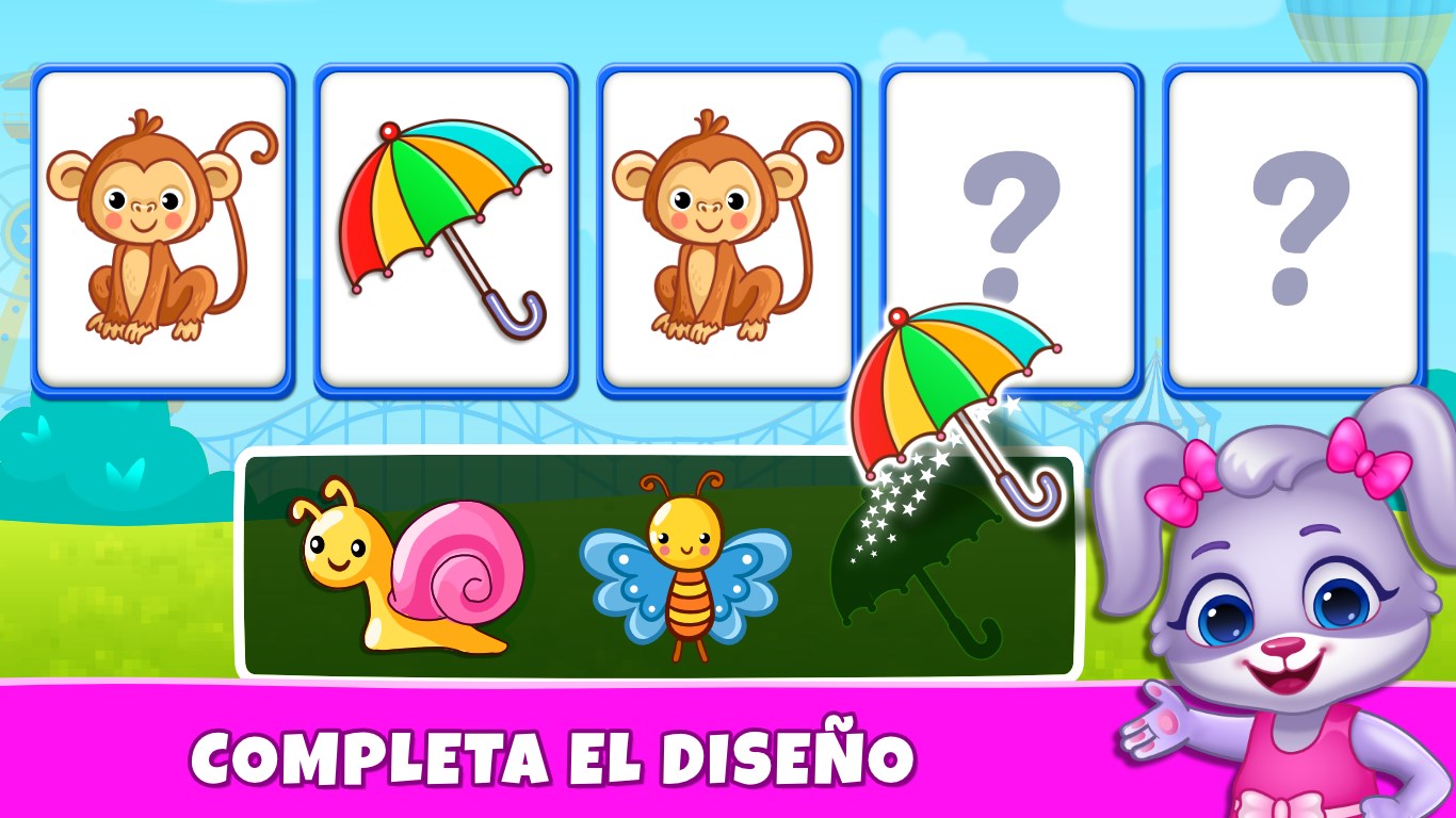 Captura de pantalla de Juegos para niños: edades 3-7