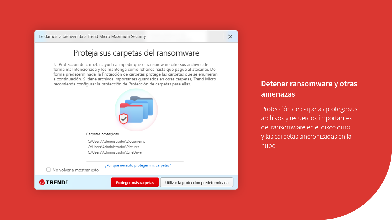 Captura de pantalla de Trend Micro Maximum Security