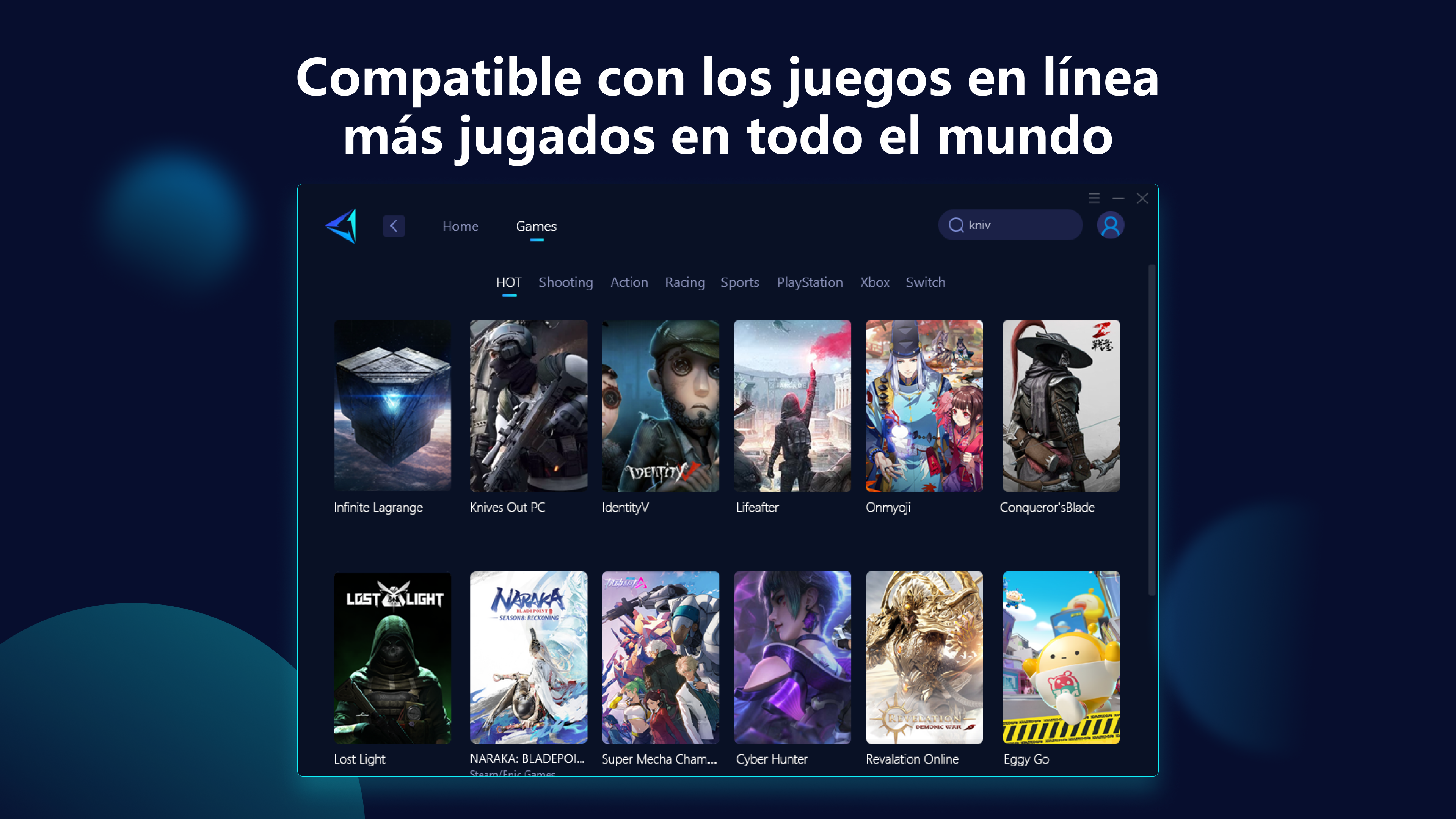 Captura de pantalla de GearUP