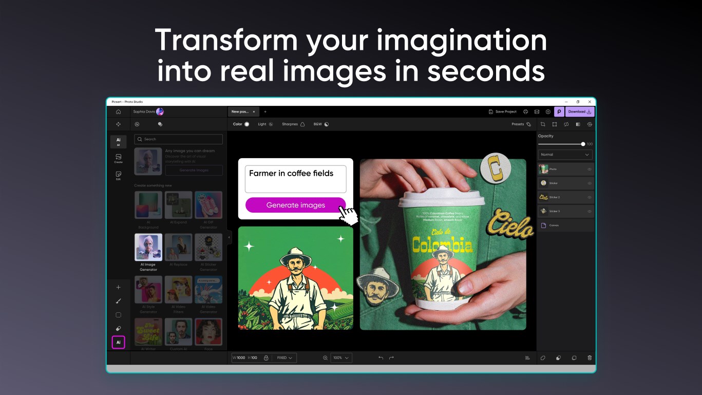 Picsart AI Photo Editor screenshot