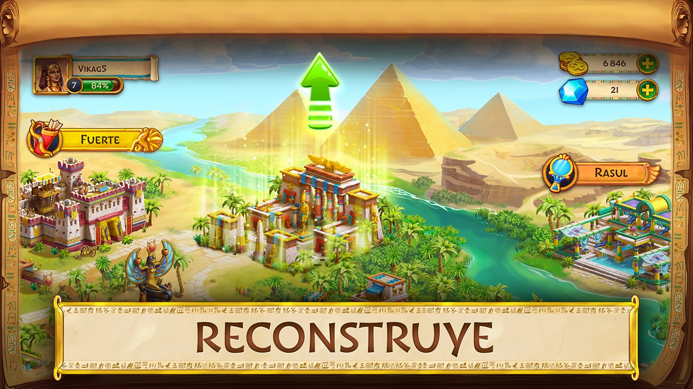 Captura de pantalla de Jewels of Egypt: ¡combina 3!