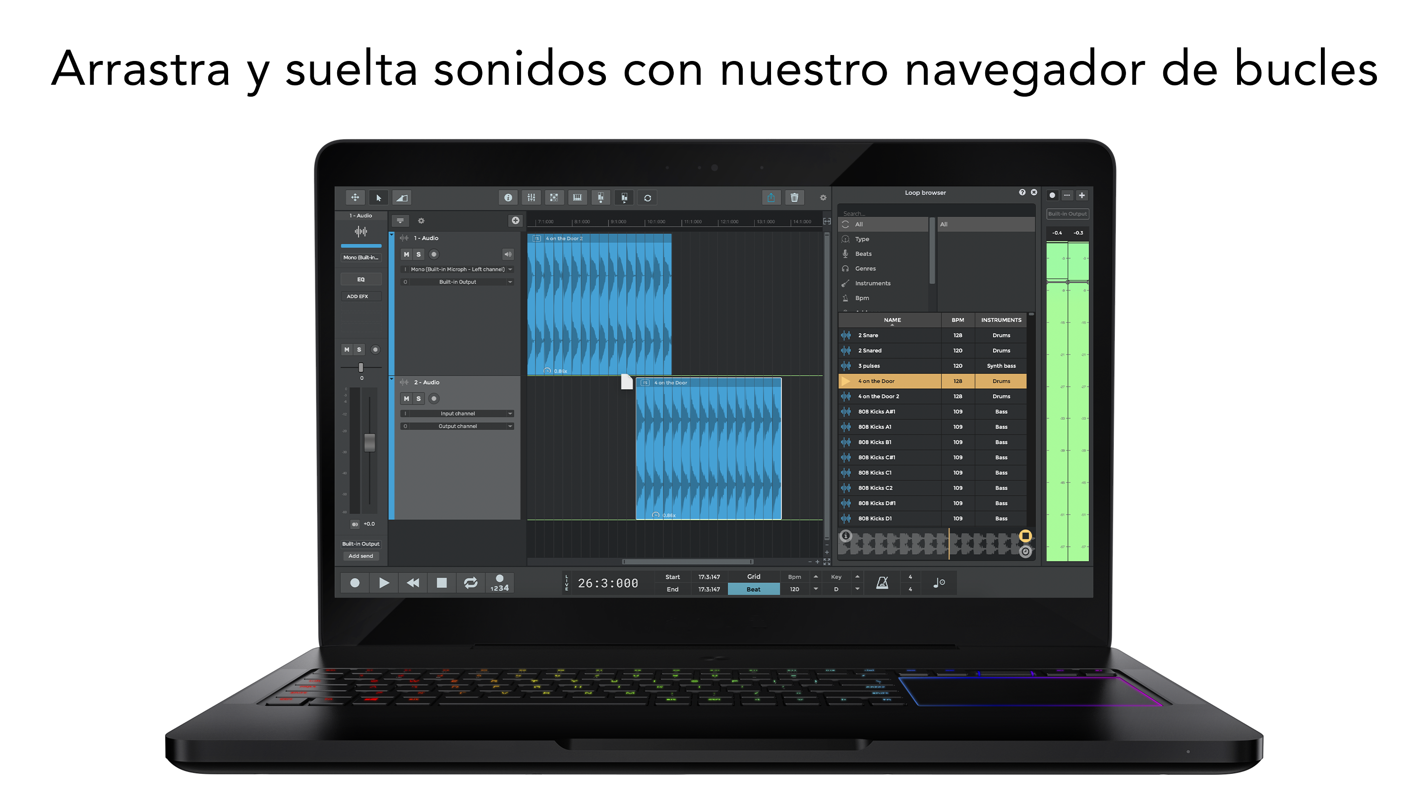 Captura de pantalla de n-Track Studio
